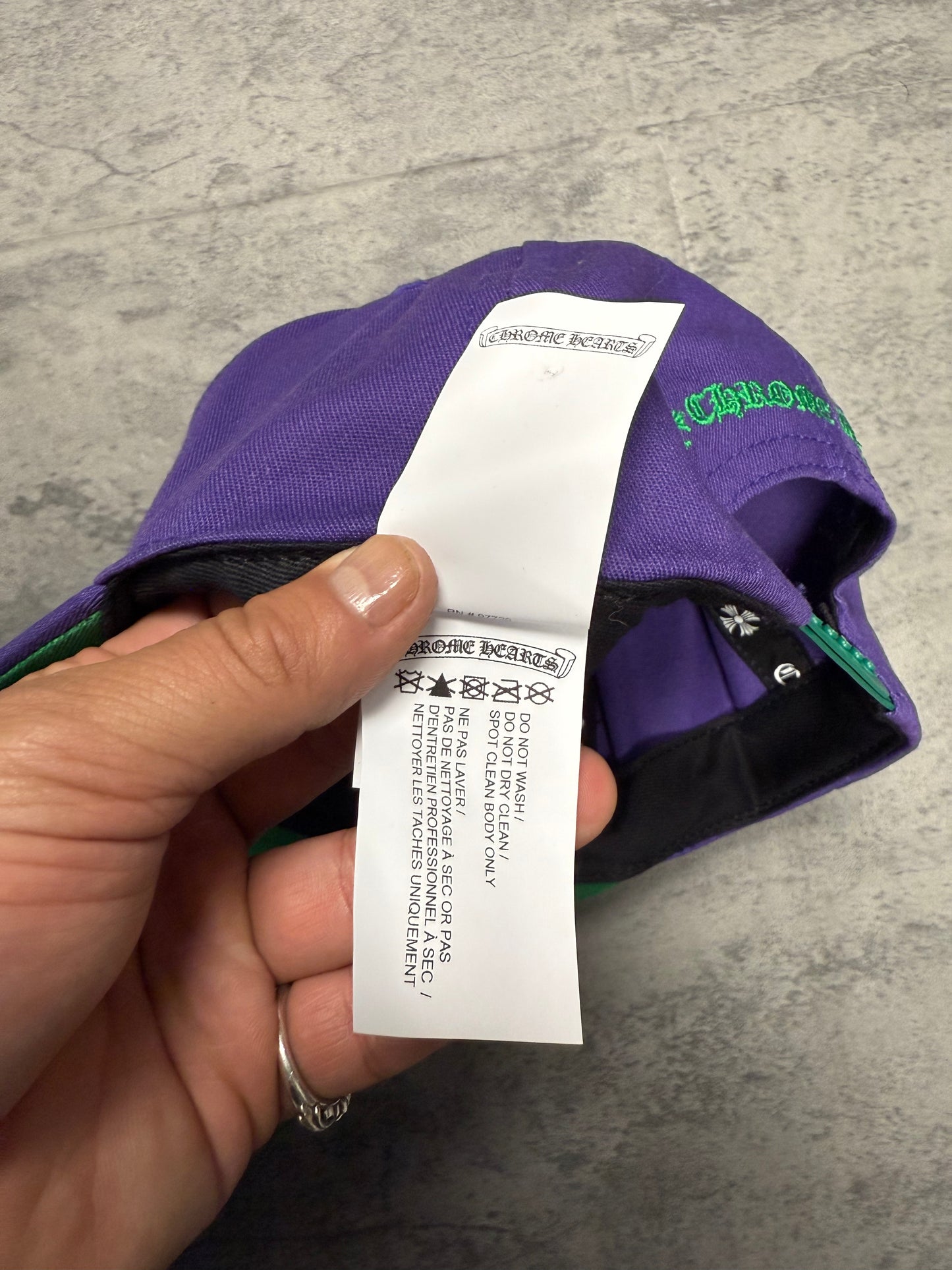 Chrome Hearts CH Purple Baseball Cap - OS