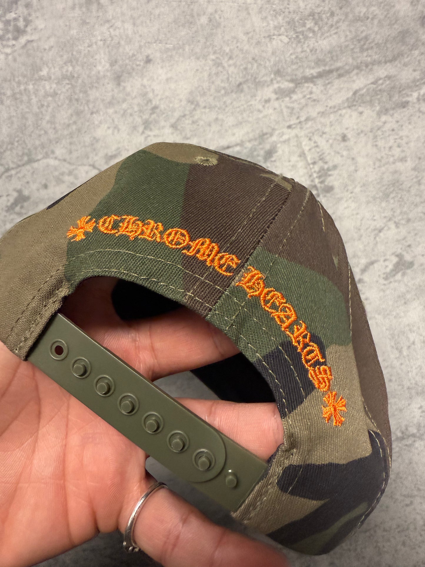 Chrome Hearts Camouflage CH Baseball Hat - OS