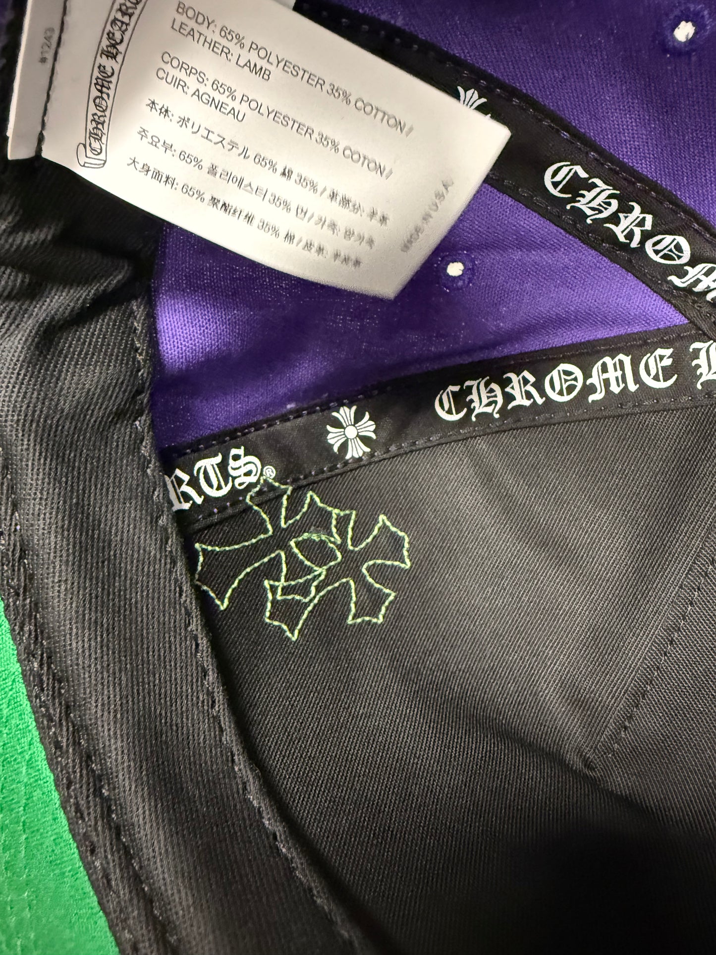 Chrome Hearts Cross Patch CH Baseball Cap