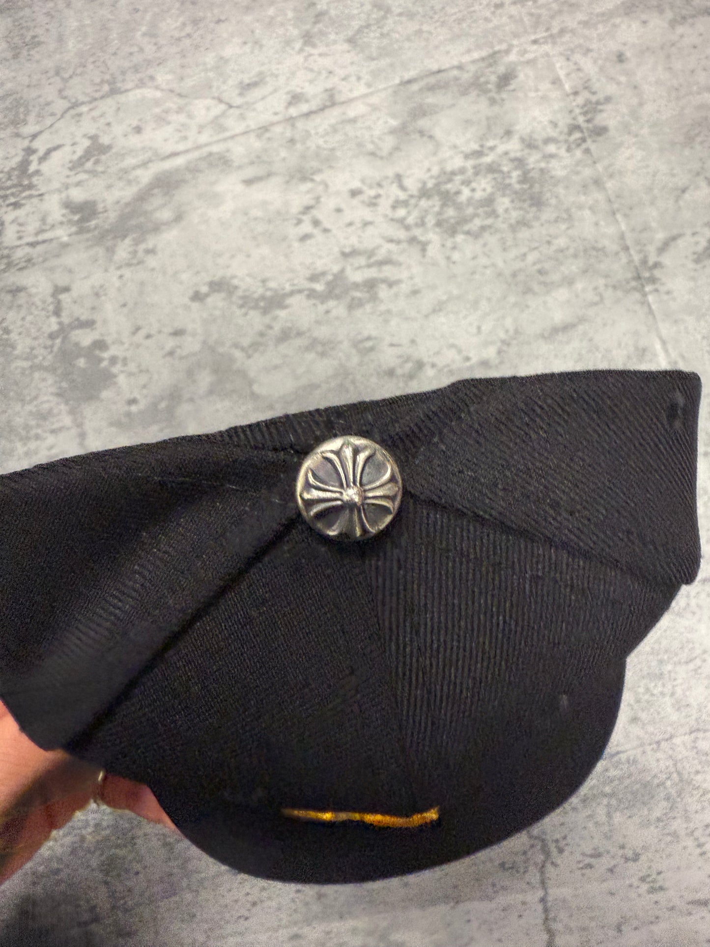 Chrome Hearts CH Baseball Hat Black and Yellow - OS