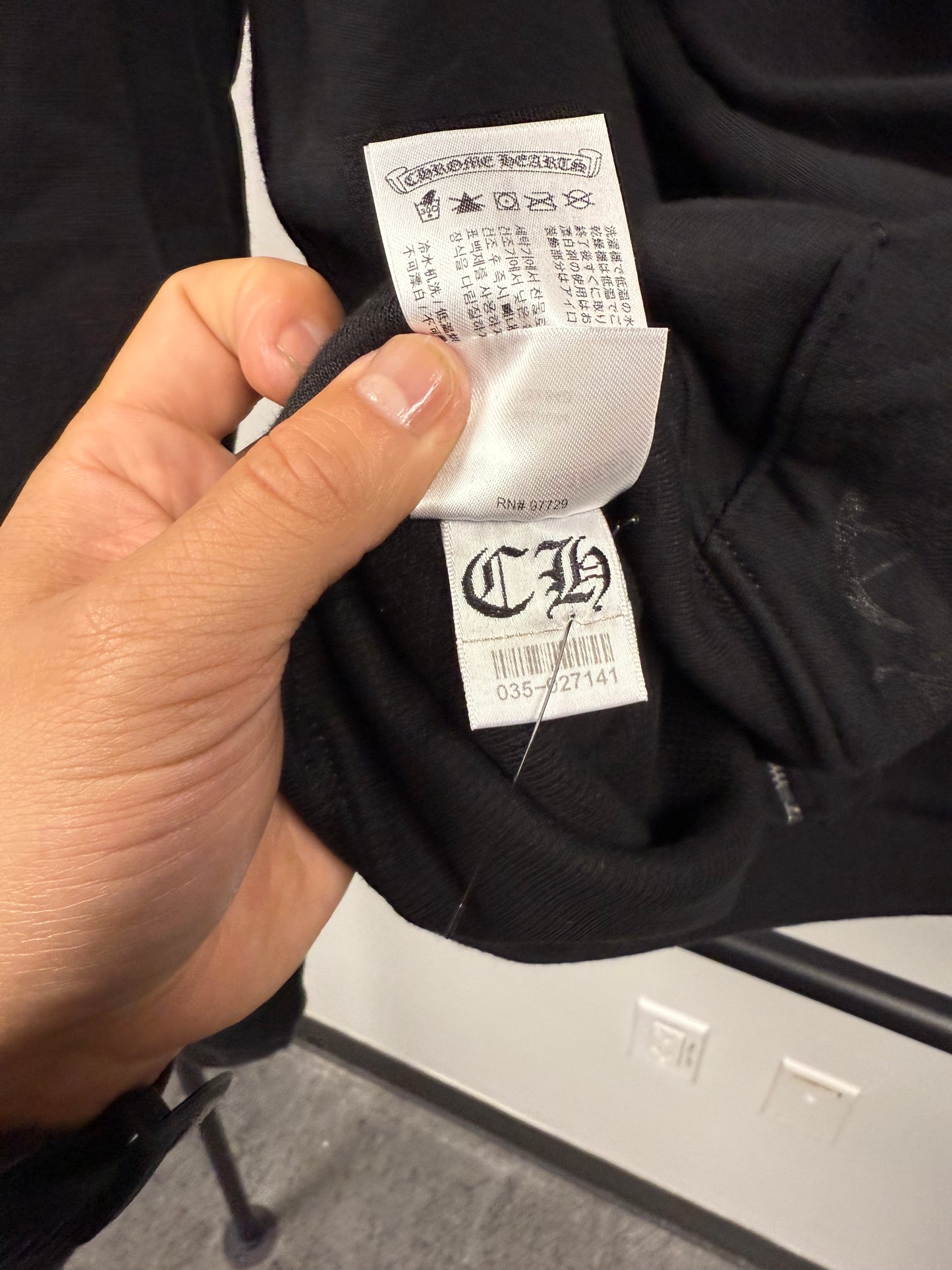 Chrome Hearts Thermal Horseshoe Floral Hoodie - M