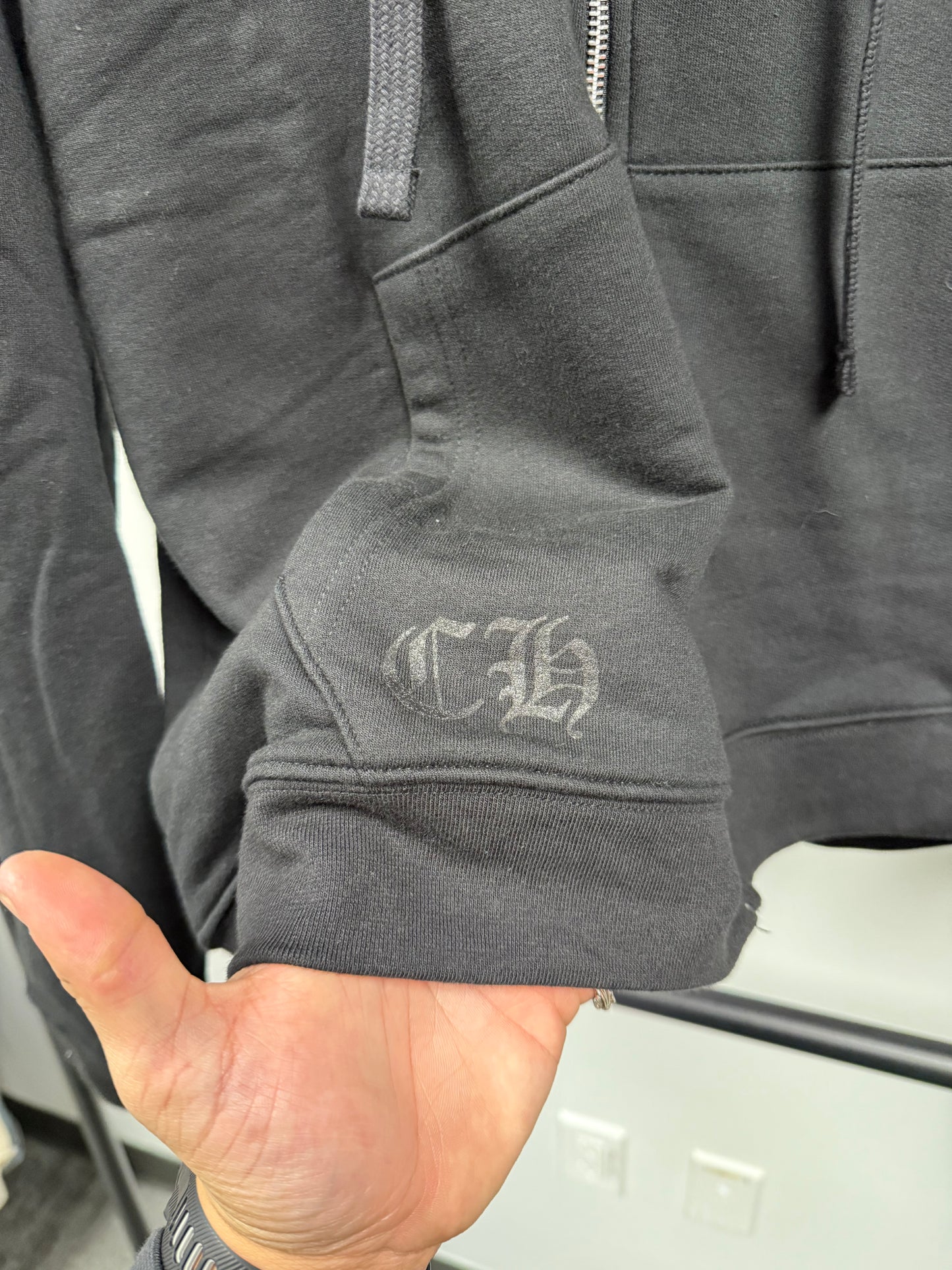 Chrome Hearts Thermal Horseshoe Floral Hoodie - M