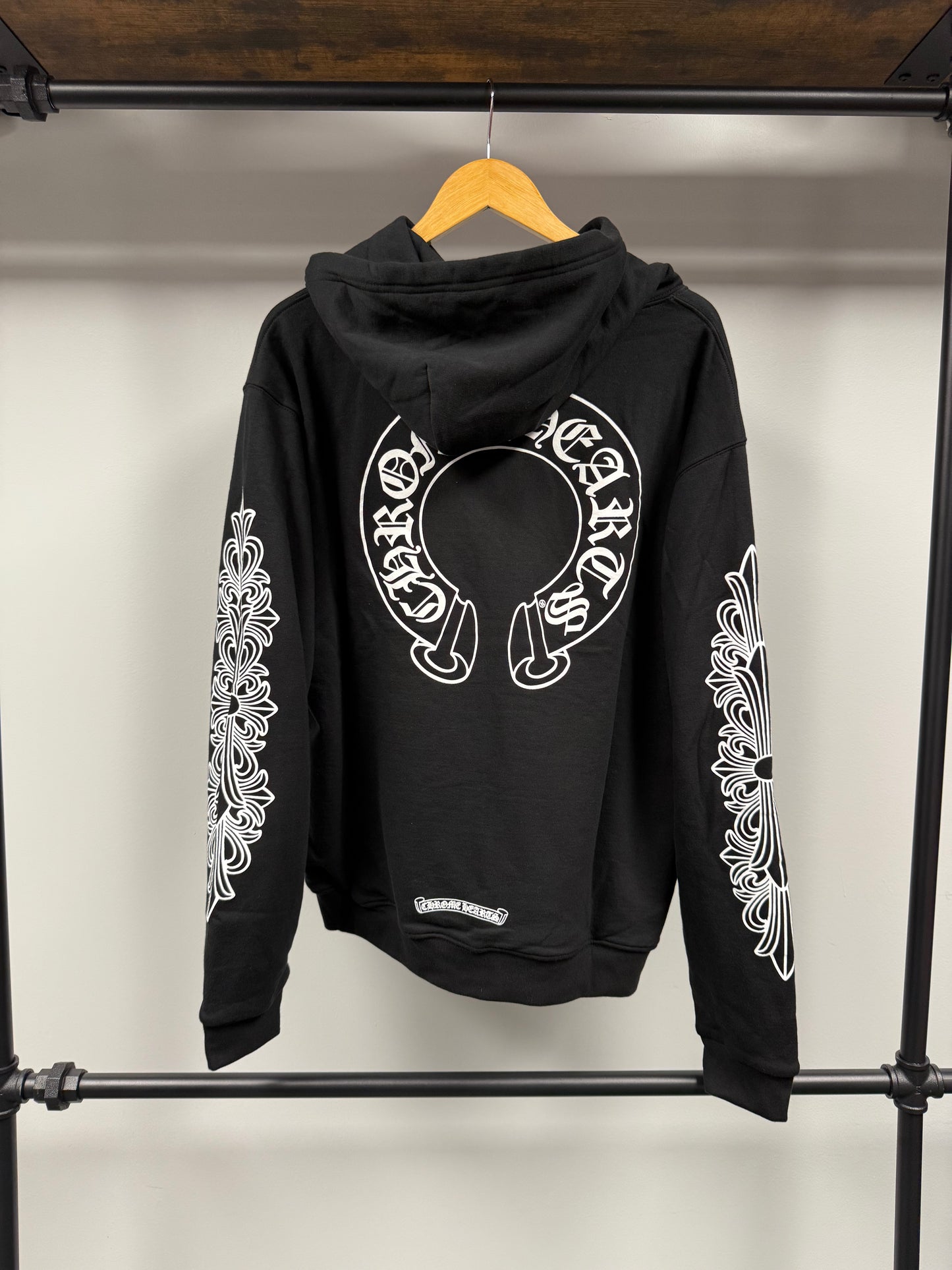 Chrome Hearts Thermal Horseshoe Floral Hoodie - M