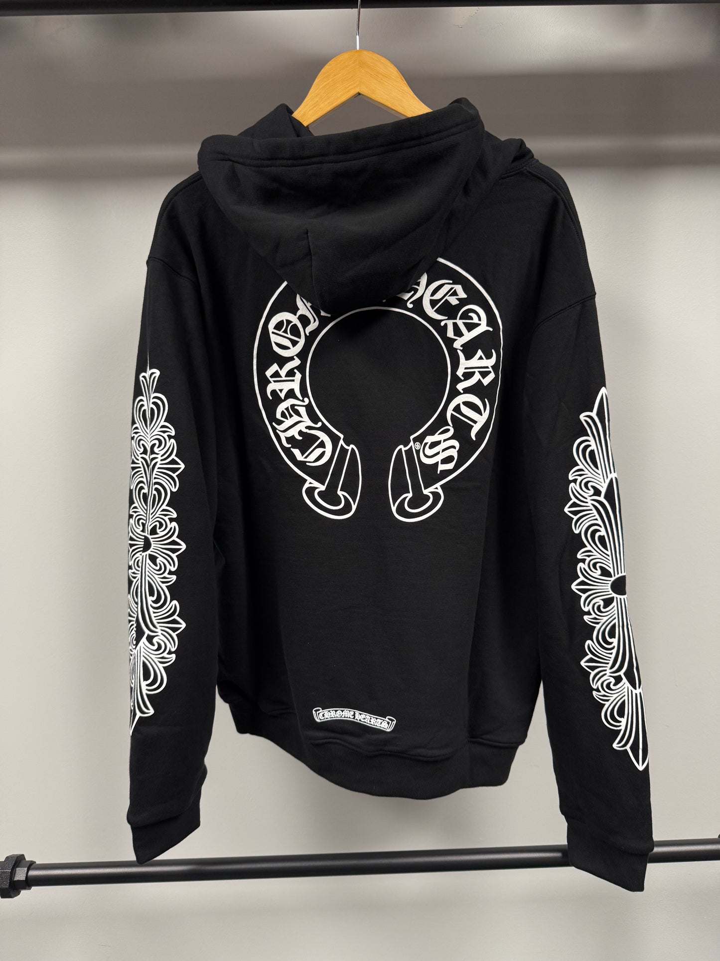 Chrome Hearts Thermal Horseshoe Floral Hoodie - M