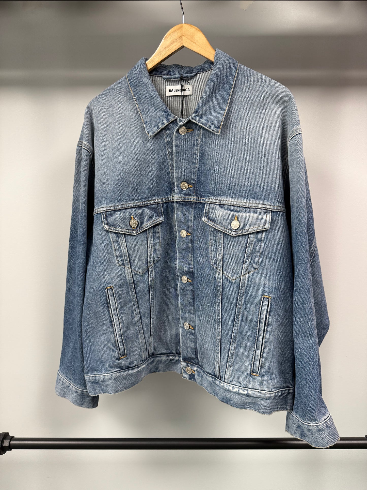 Balenciaga Bebe Denim Jacket - 34 (L)