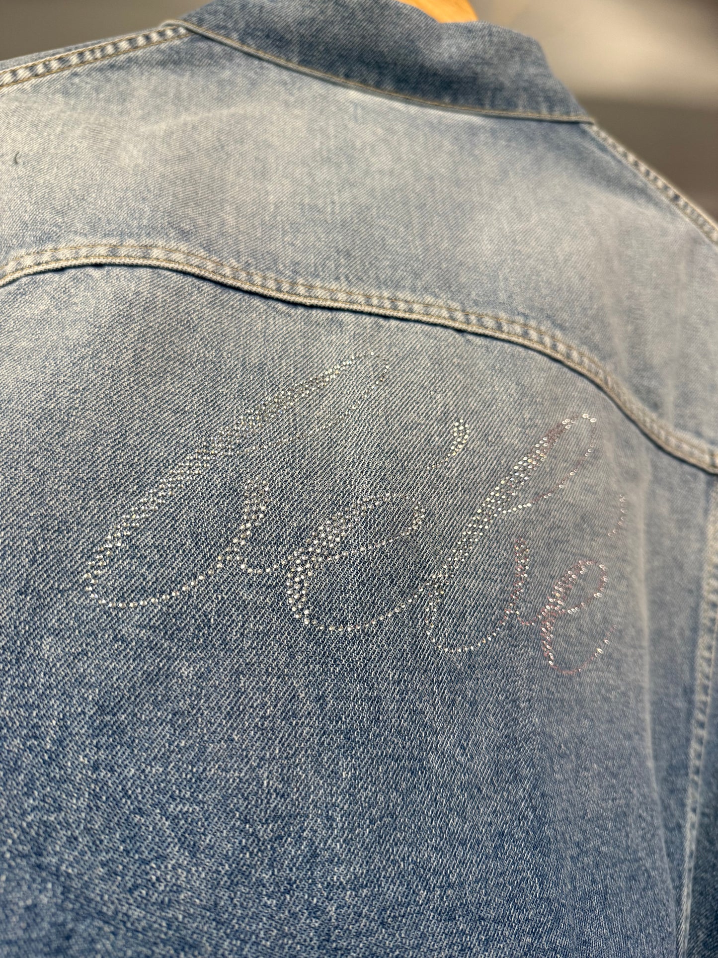 Balenciaga Bebe Denim Jacket - 34 (L)