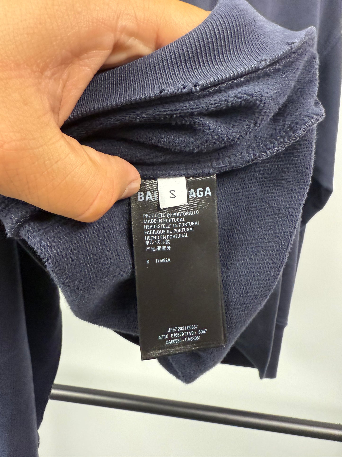 Balenciaga College Logo Crewneck - L