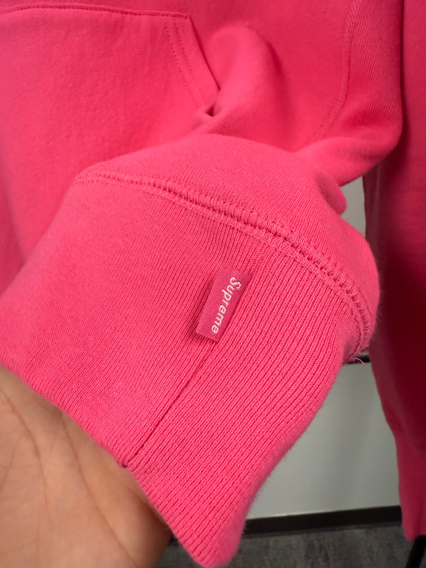 SUPREME HOODIE 'BOX LOGO FW25 PINK' - L