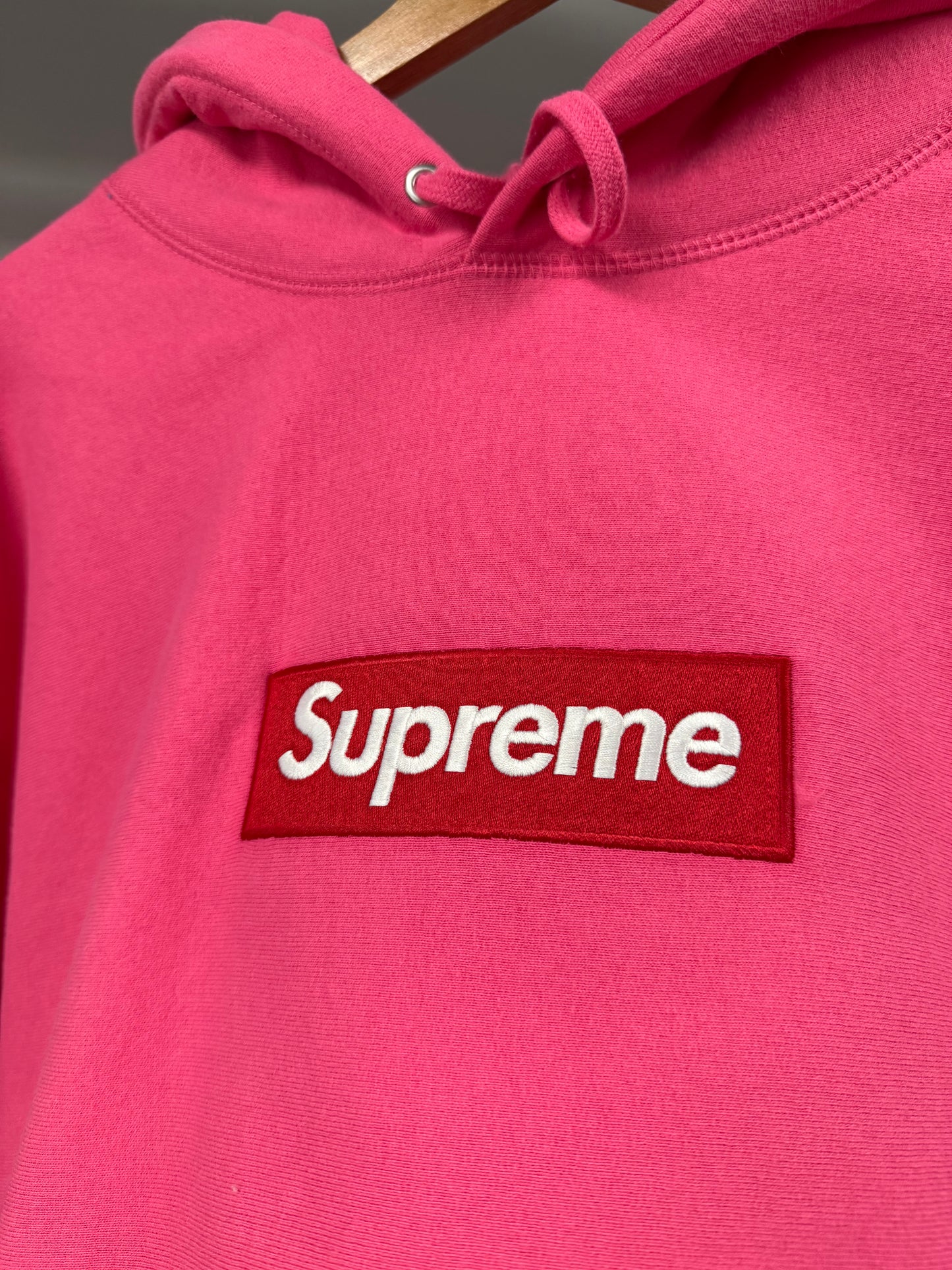 SUPREME HOODIE 'BOX LOGO FW25 PINK' - L