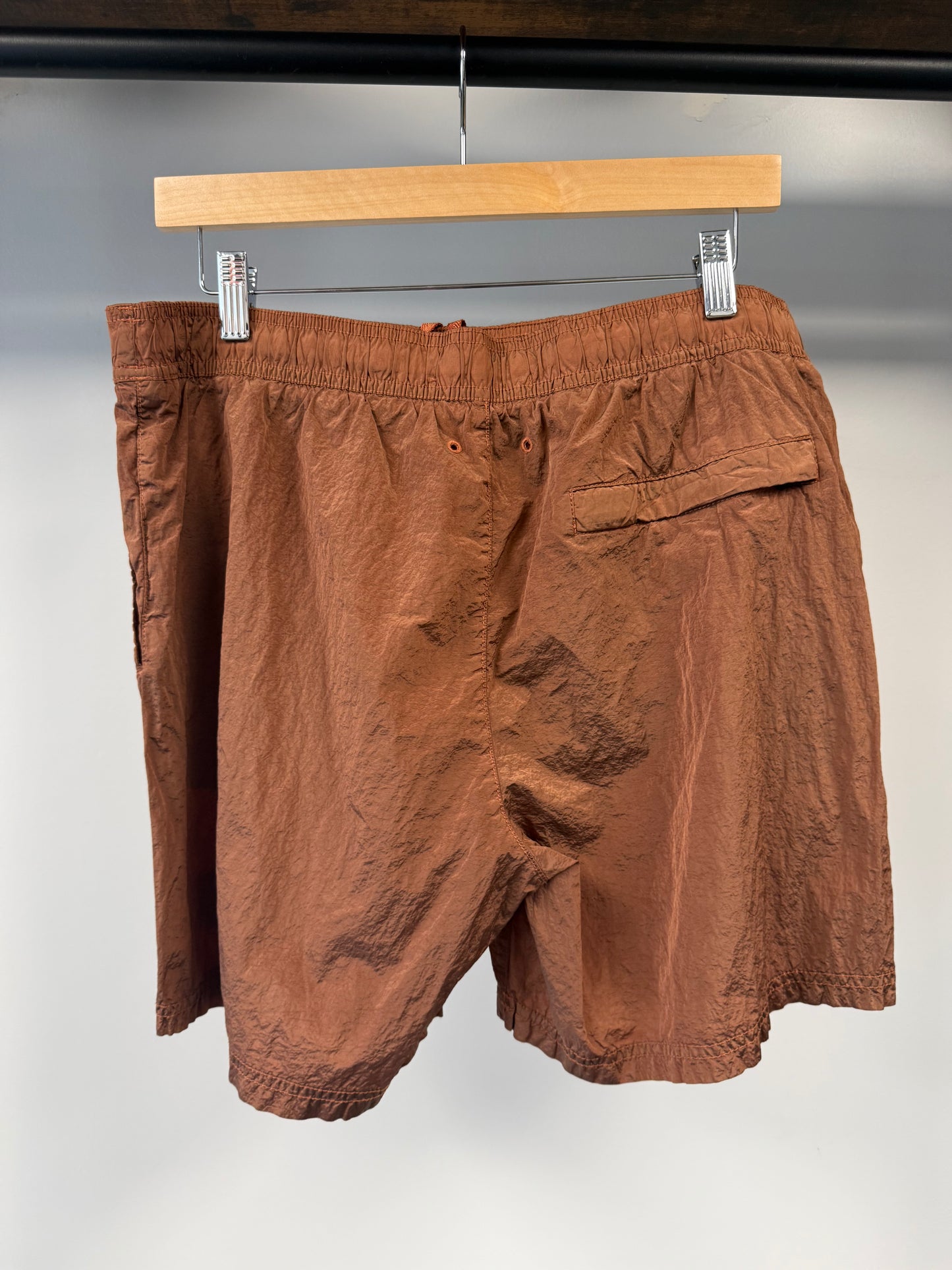 Stone Island Satin Shorts - L