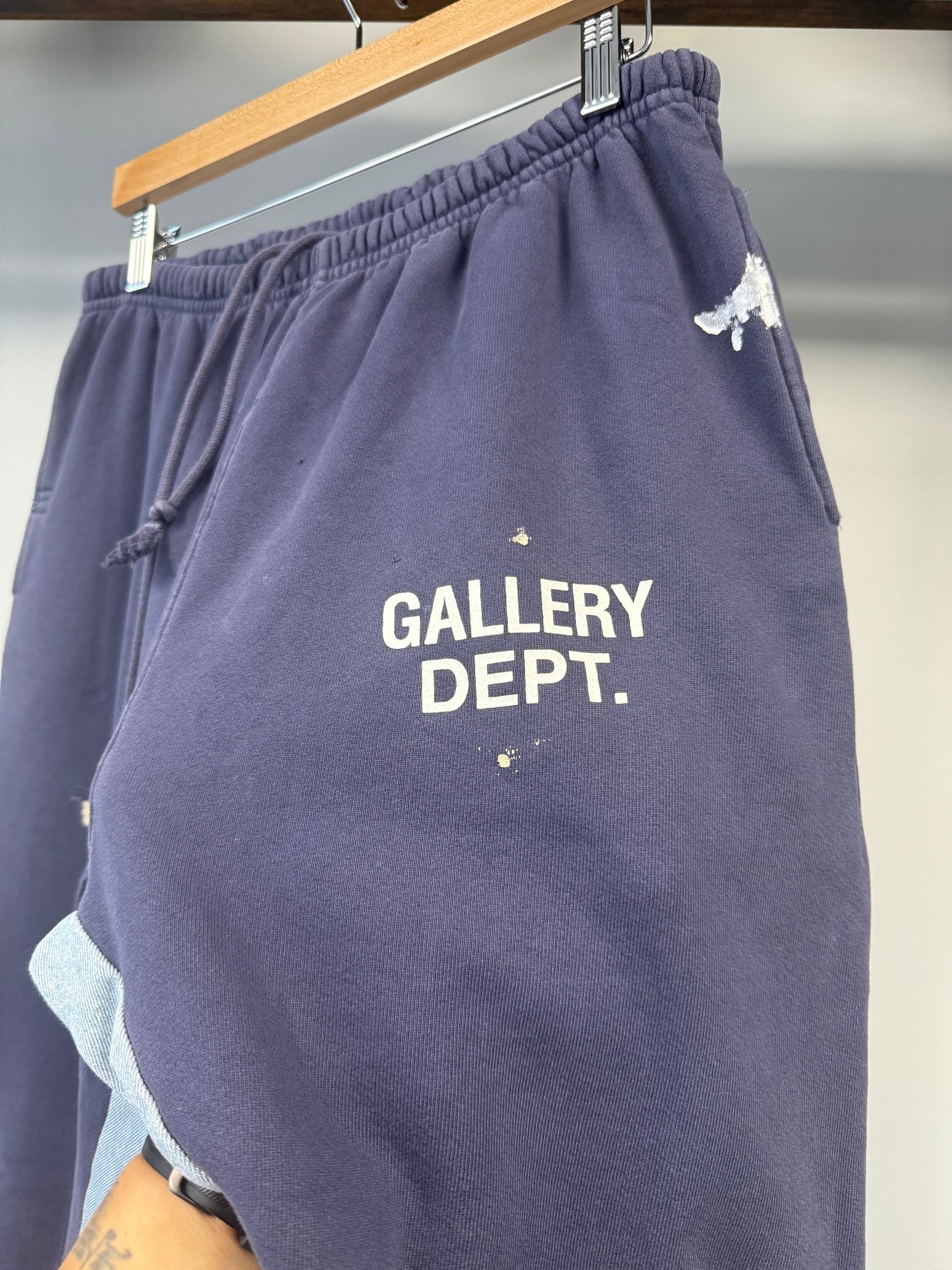 Gallery Dept. "Navy" Flared Sweatpants - L