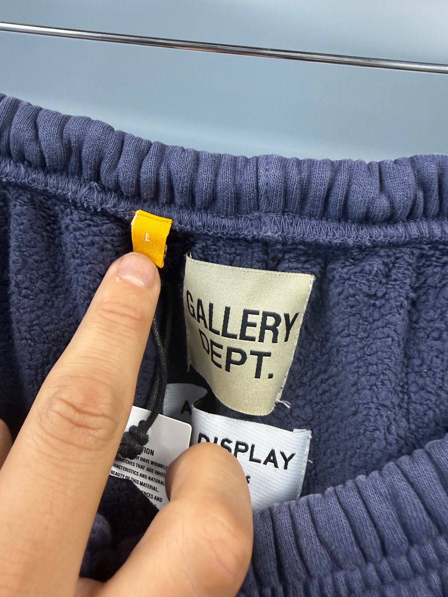 Gallery Dept. "Navy" Flared Sweatpants - L