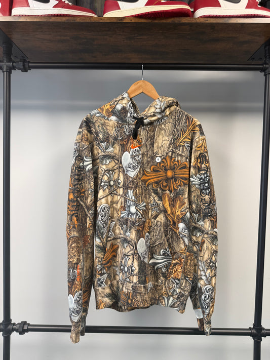 Chrome Hearts x NOCTA x Nike Cardinal Stock Fleece Hoodie 'Multi-Color/Safety Orange'