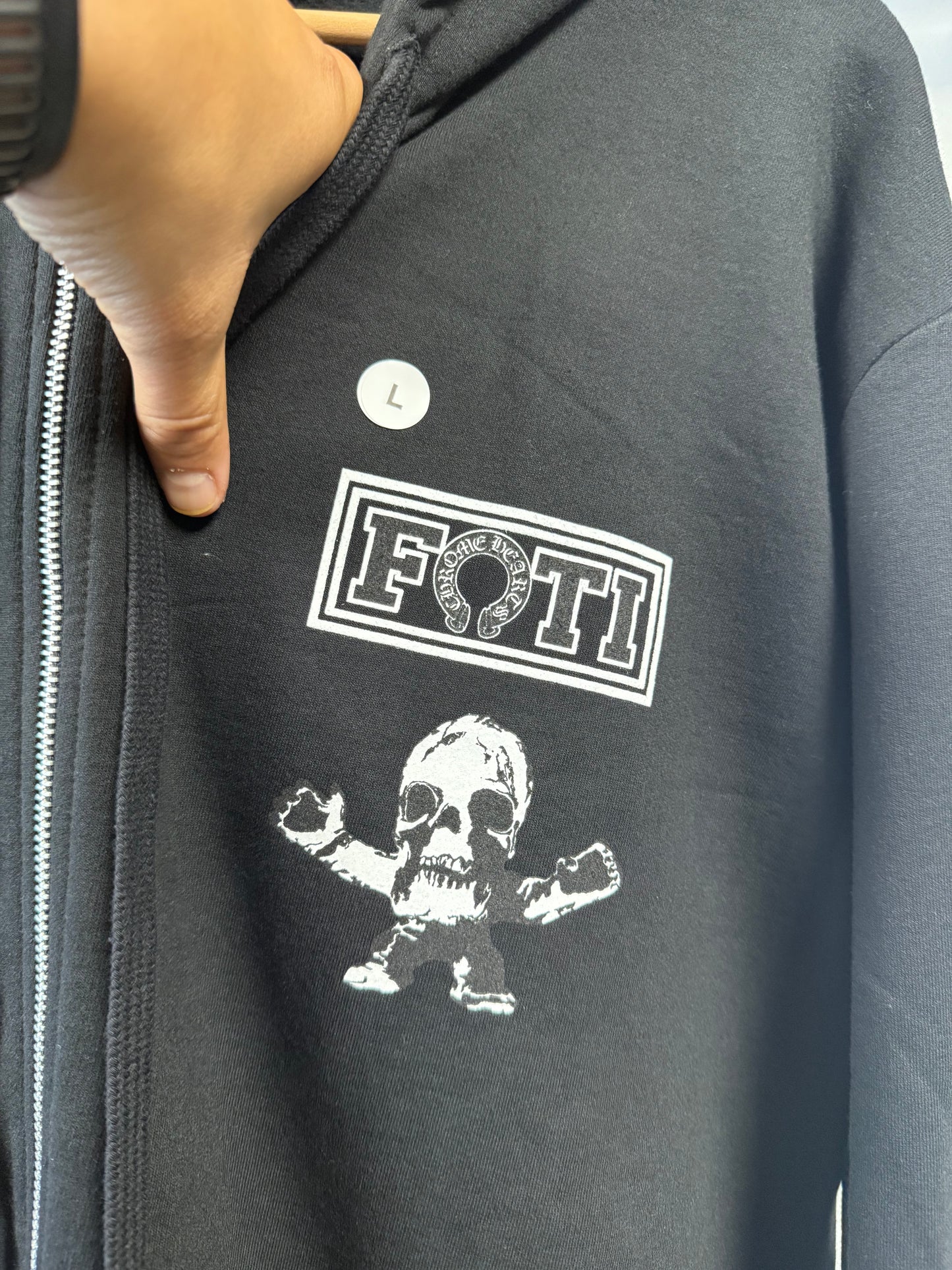 Chrome Hearts Foti Zip Hoodie - L
