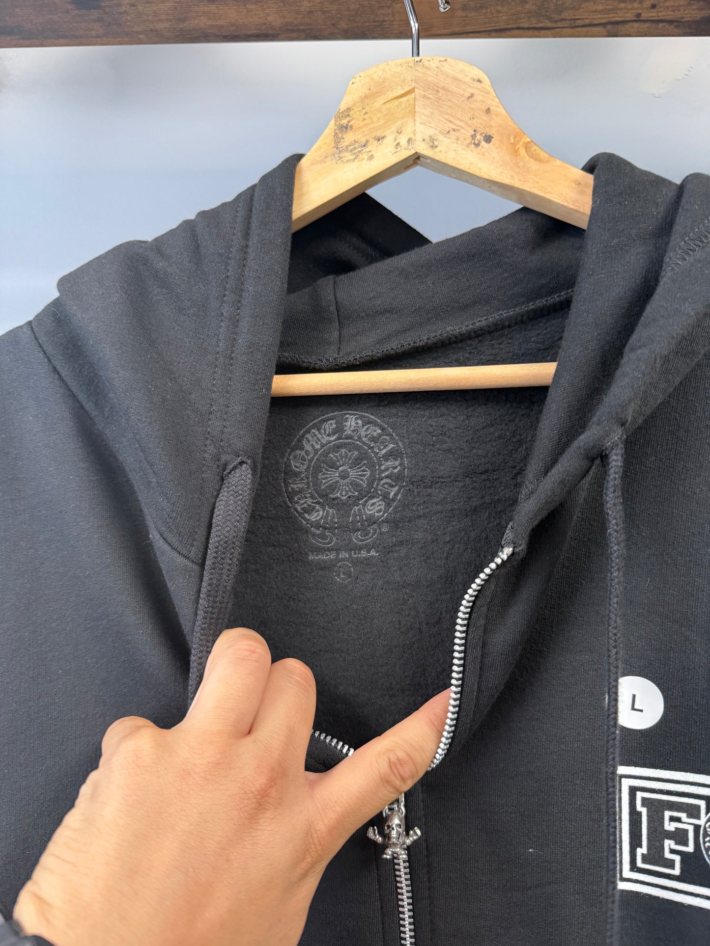 Chrome Hearts Foti Zip Hoodie - L