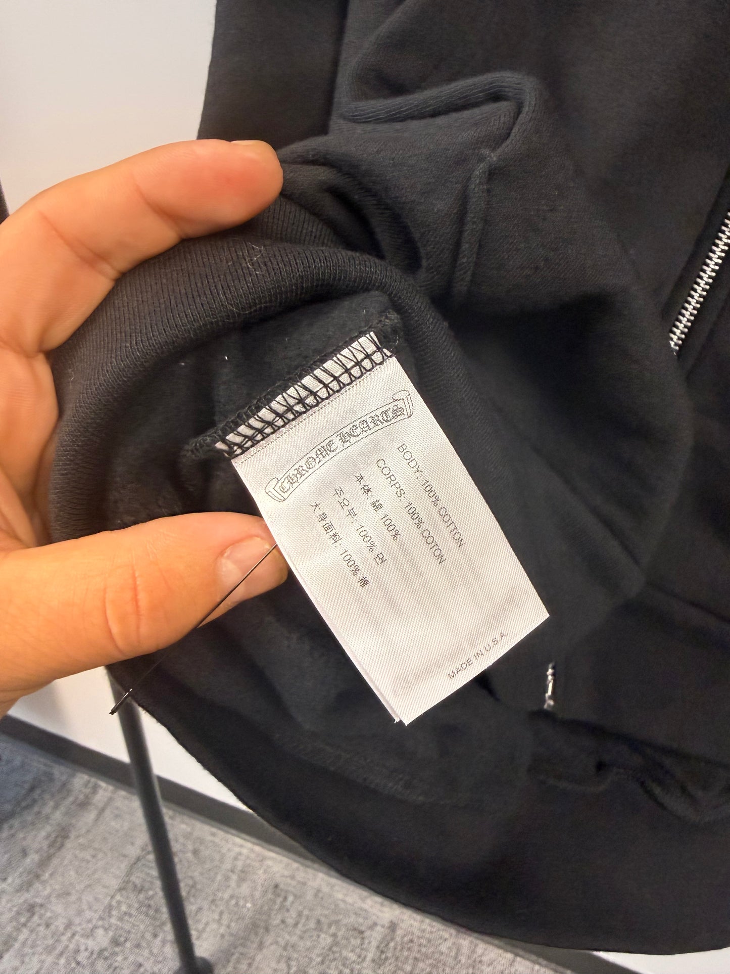 Chrome Hearts Foti Zip Hoodie - L