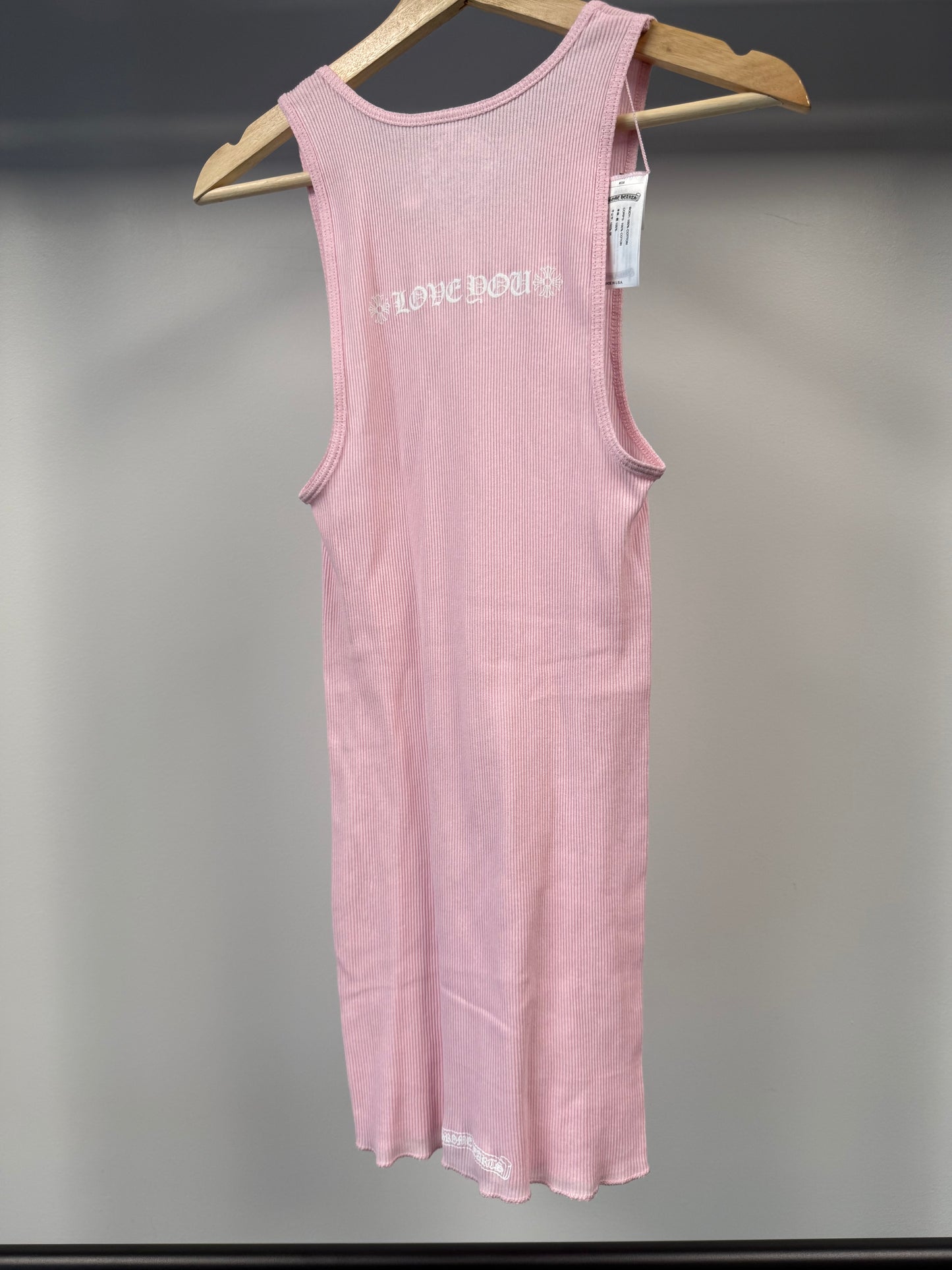 Chrome Hearts Pink Tank Top -