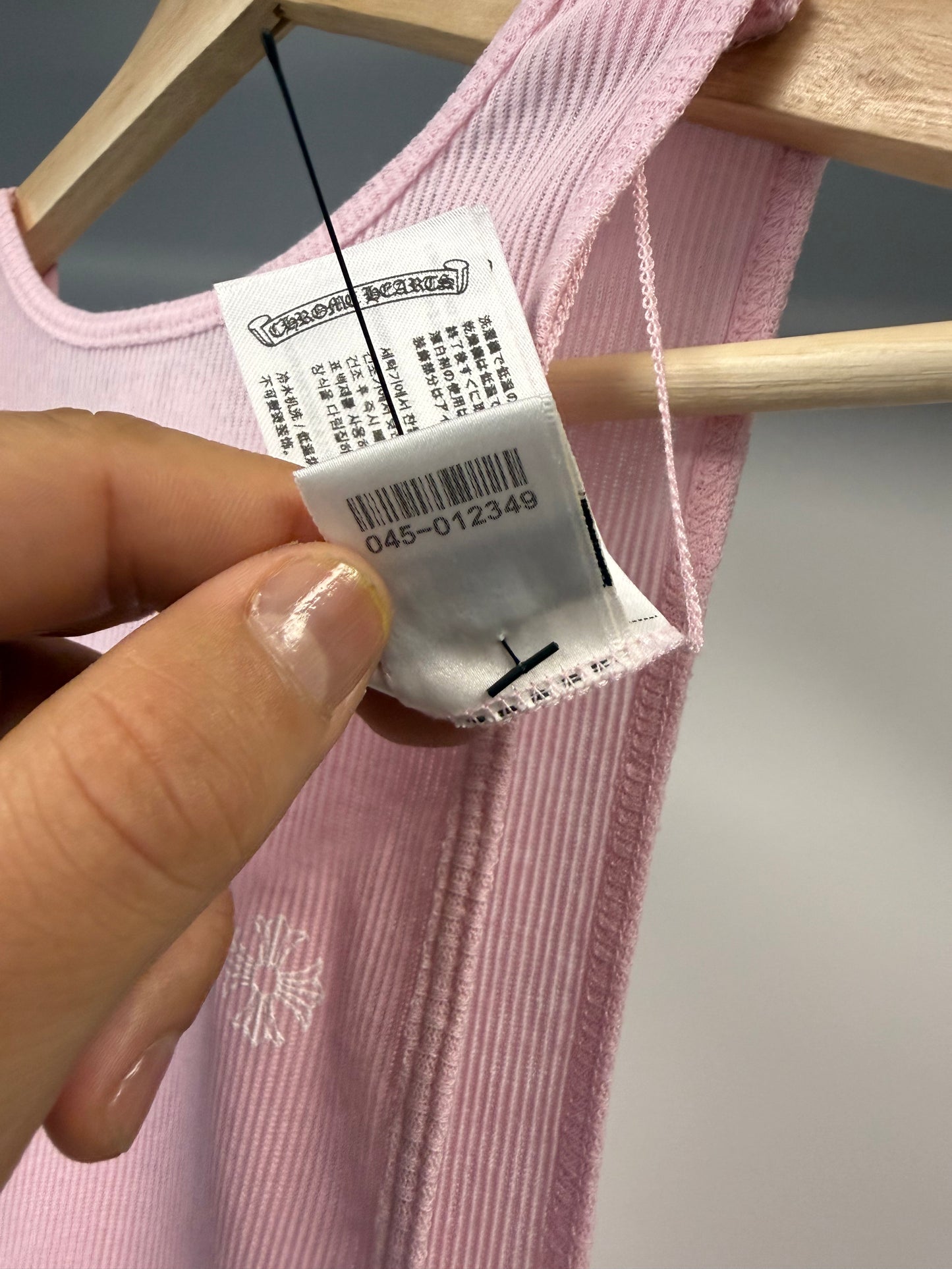 Chrome Hearts Pink Tank Top -