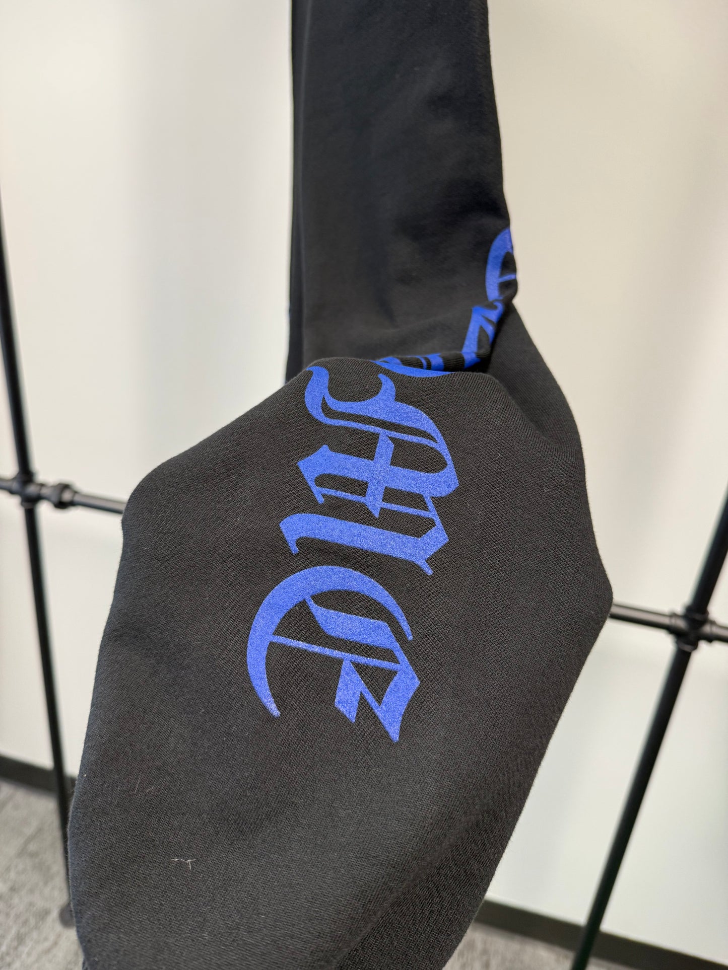 Chrome Hearts Horseshoe Logo Sweatpants Black/Blue - M