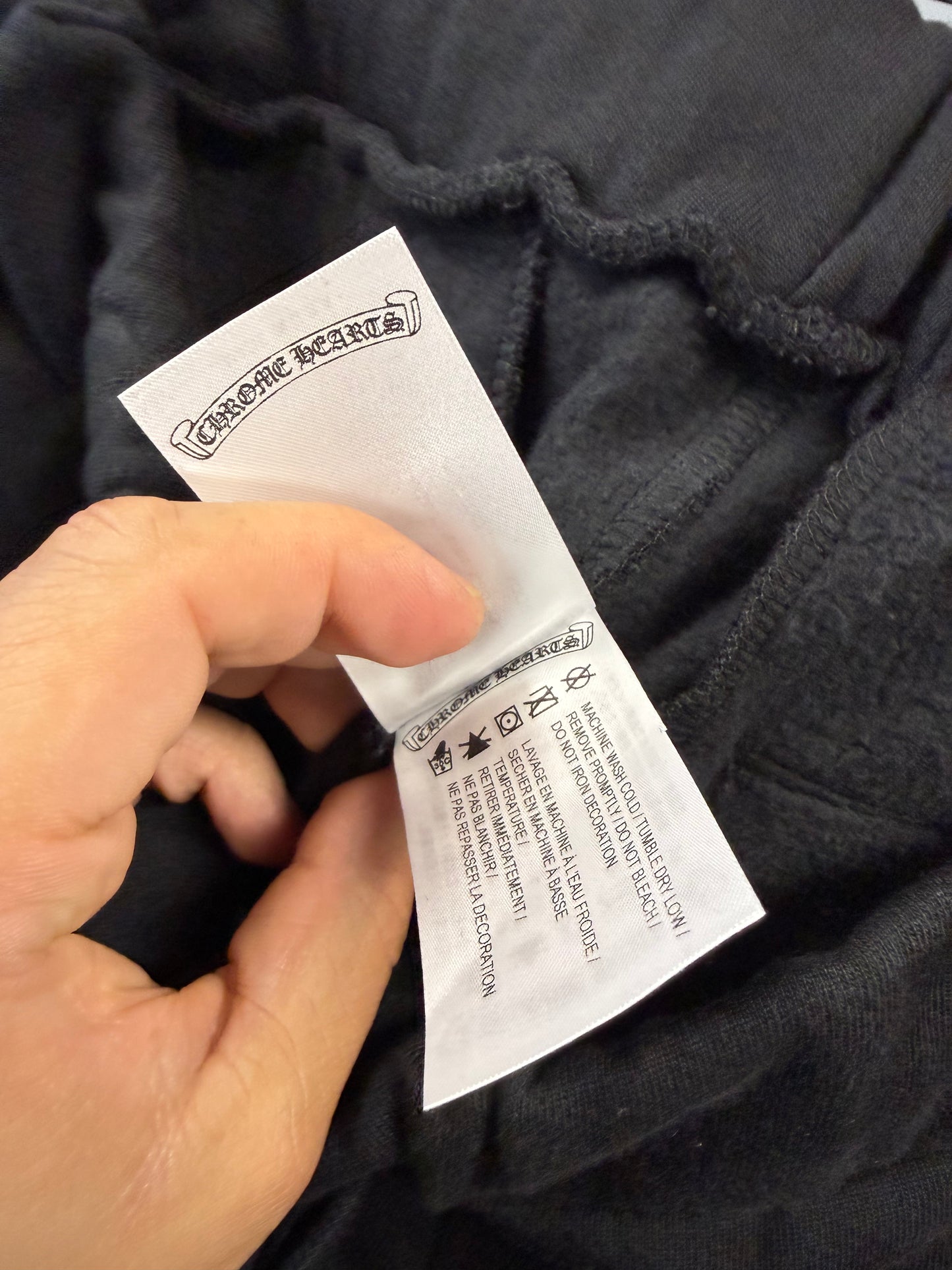 Chrome Hearts Horseshoe Logo Sweatpants Black/Blue - M