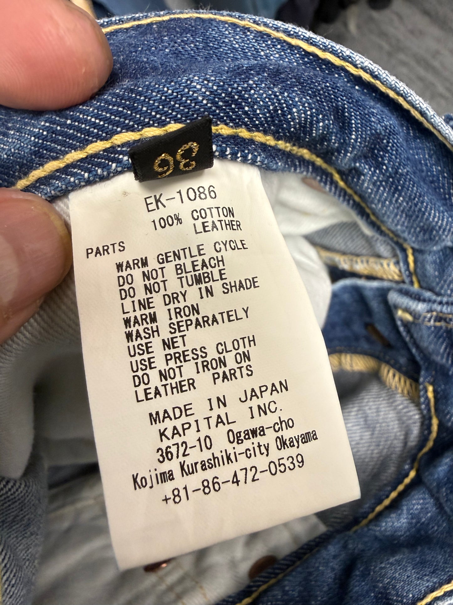 Kapital Monkey CISCO Straight-Leg Distressed Embroidered Jeans - 36