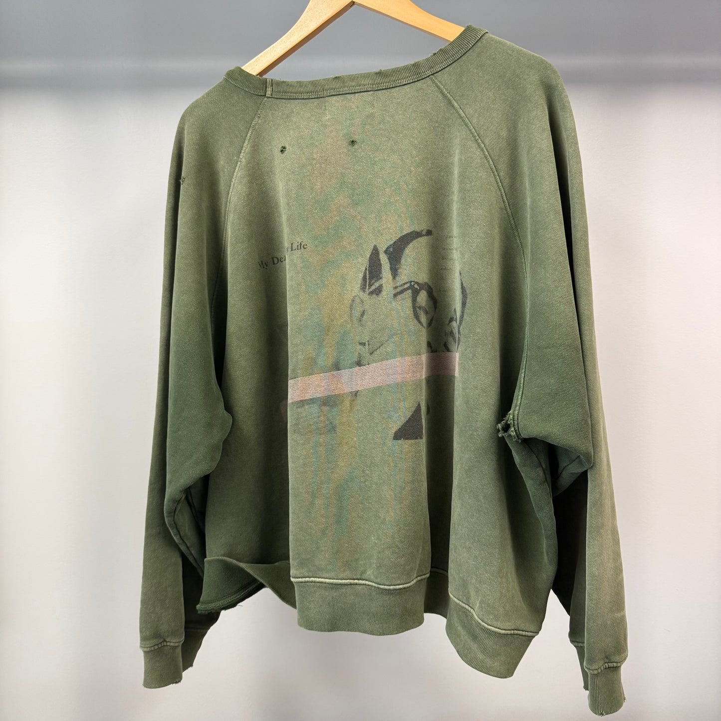 Enfants Riches Déprimés My Death My Life Raglan Sweatshirt Gardener Green XXL