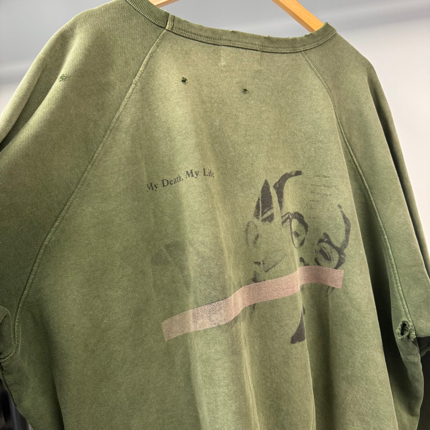 Enfants Riches Déprimés My Death My Life Raglan Sweatshirt Gardener Green XXL