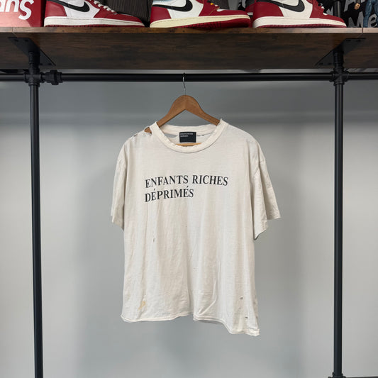 Enfants Riches Deprimes Classic Logo Distressed Shirt - M