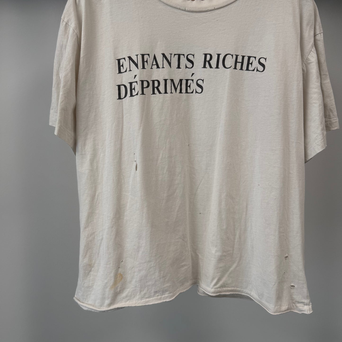 Enfants Riches Deprimes Classic Logo Distressed Shirt - M
