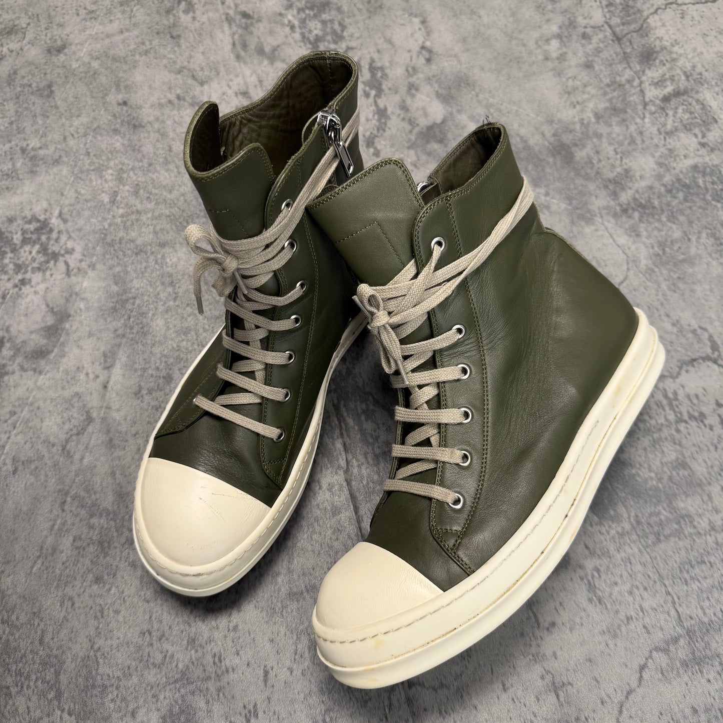 Rick Owens "Ramones" Olive - 43 (10 US)