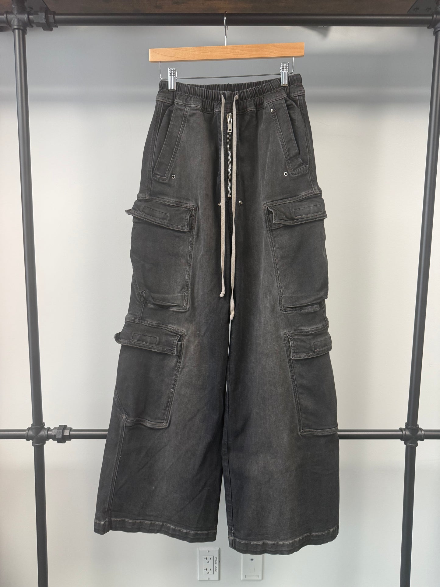 Rick Owens Drkshdw Dark Dust Cargo Jumbo Belas Degrade - S