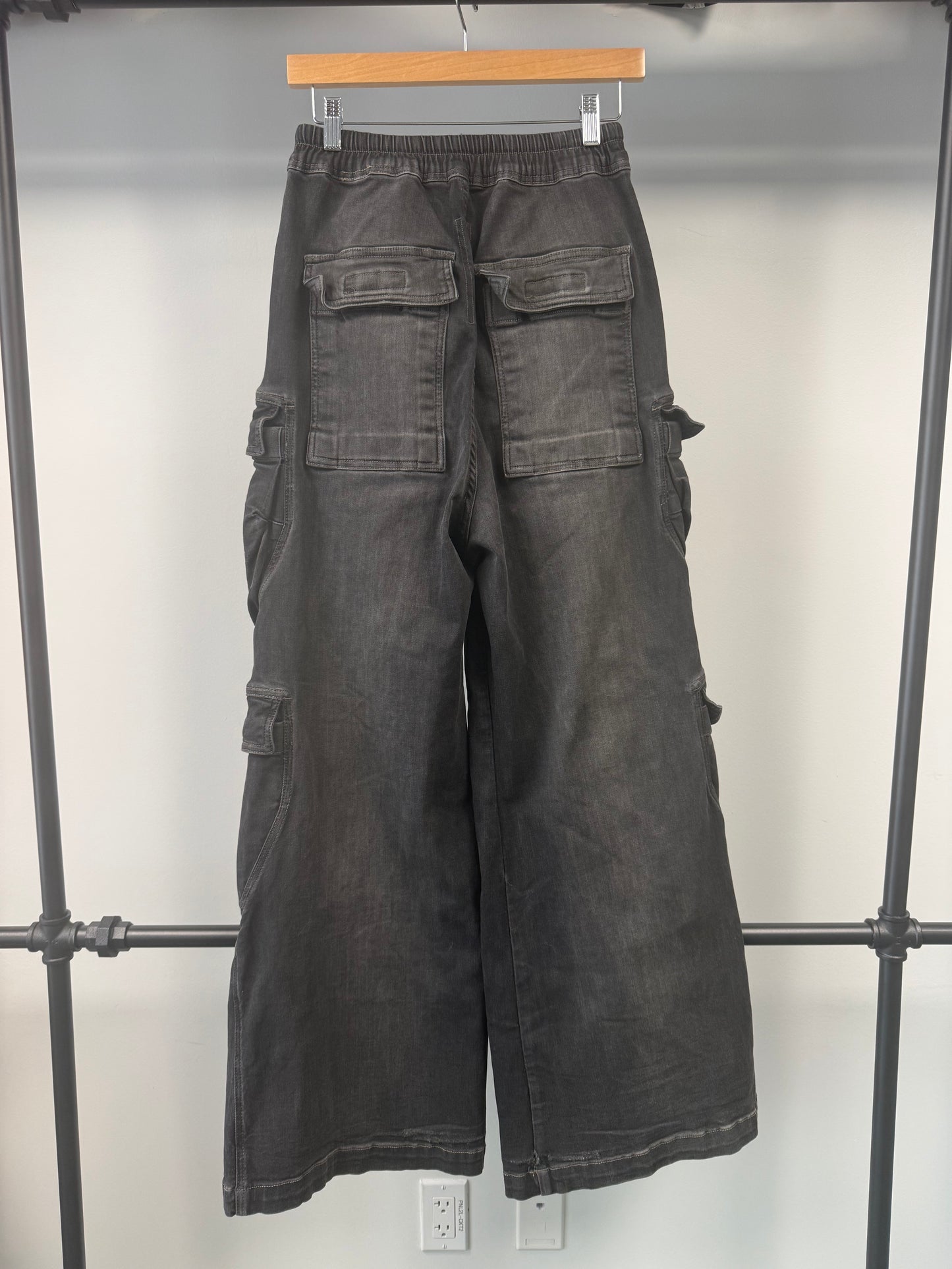Rick Owens Drkshdw Dark Dust Cargo Jumbo Belas Degrade - S