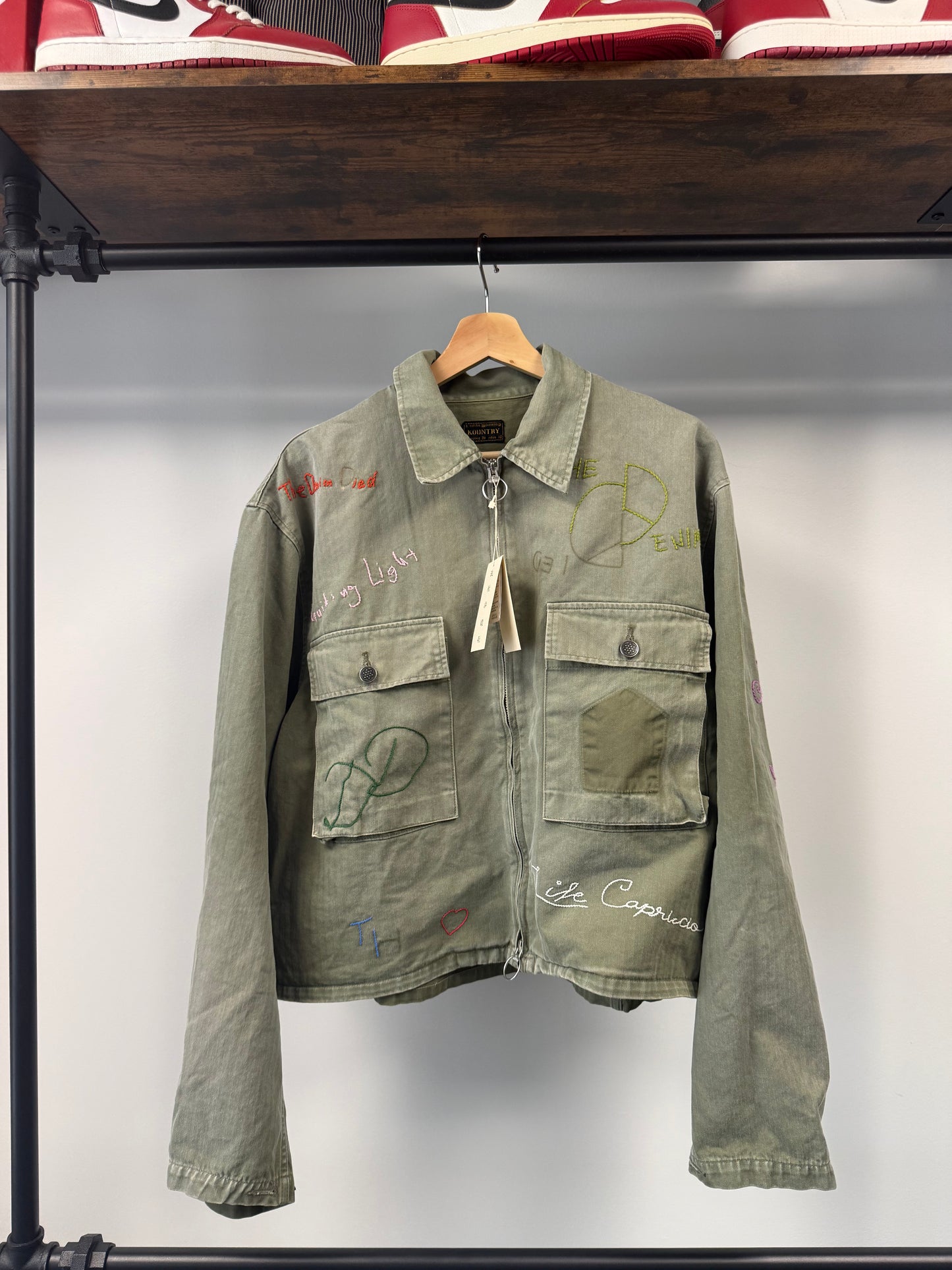 Kapital Hunter Drizzler Boxy Jacket - Size 4 (L/XLUS)