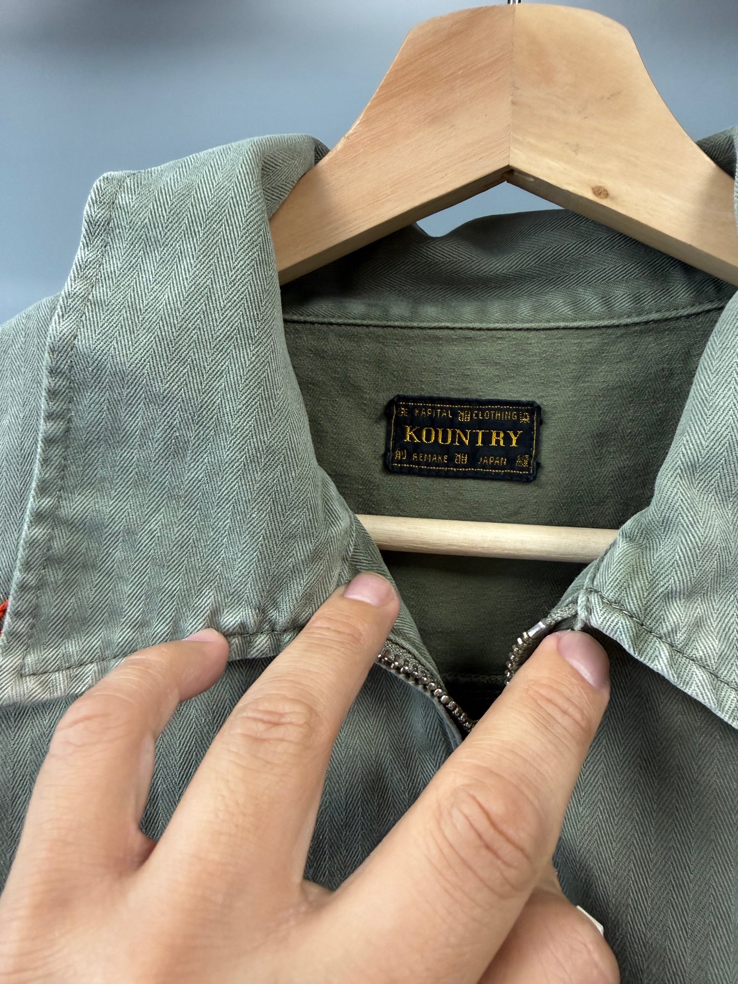Kapital Hunter Drizzler Boxy Jacket - Size 4 (L/XLUS)