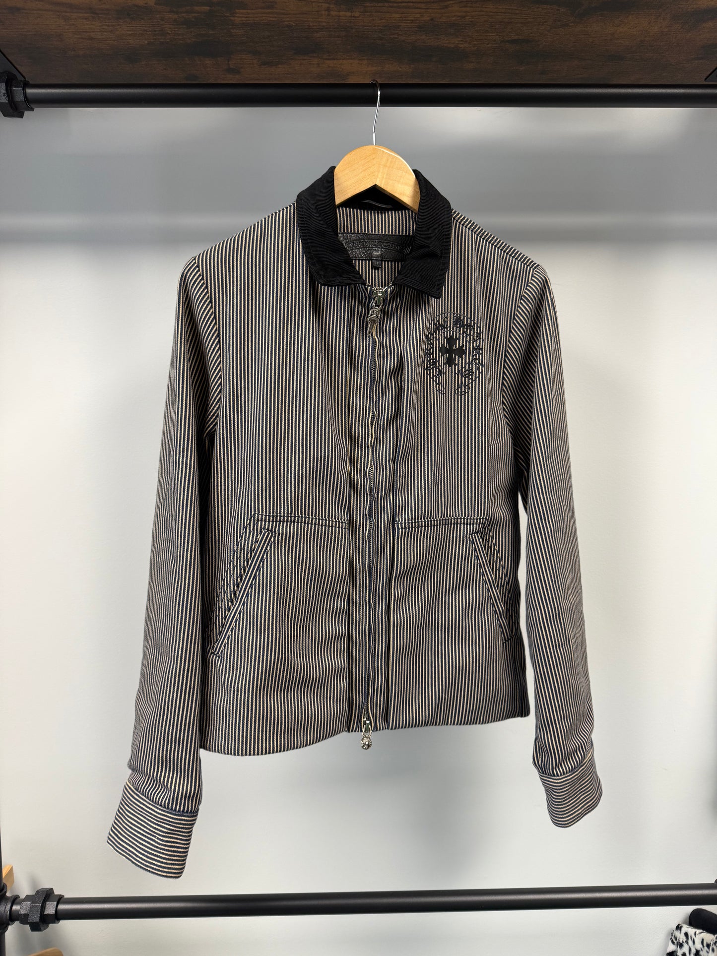 Chrome Hearts Striped Work Jacket - Size Small