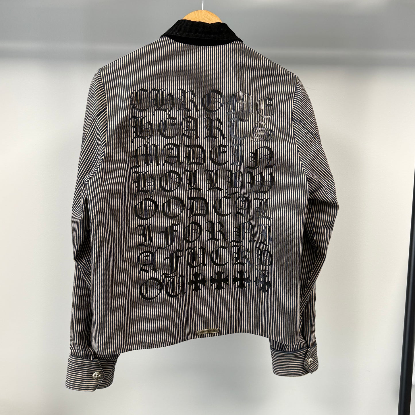 Chrome Hearts Striped Work Jacket - Size Small