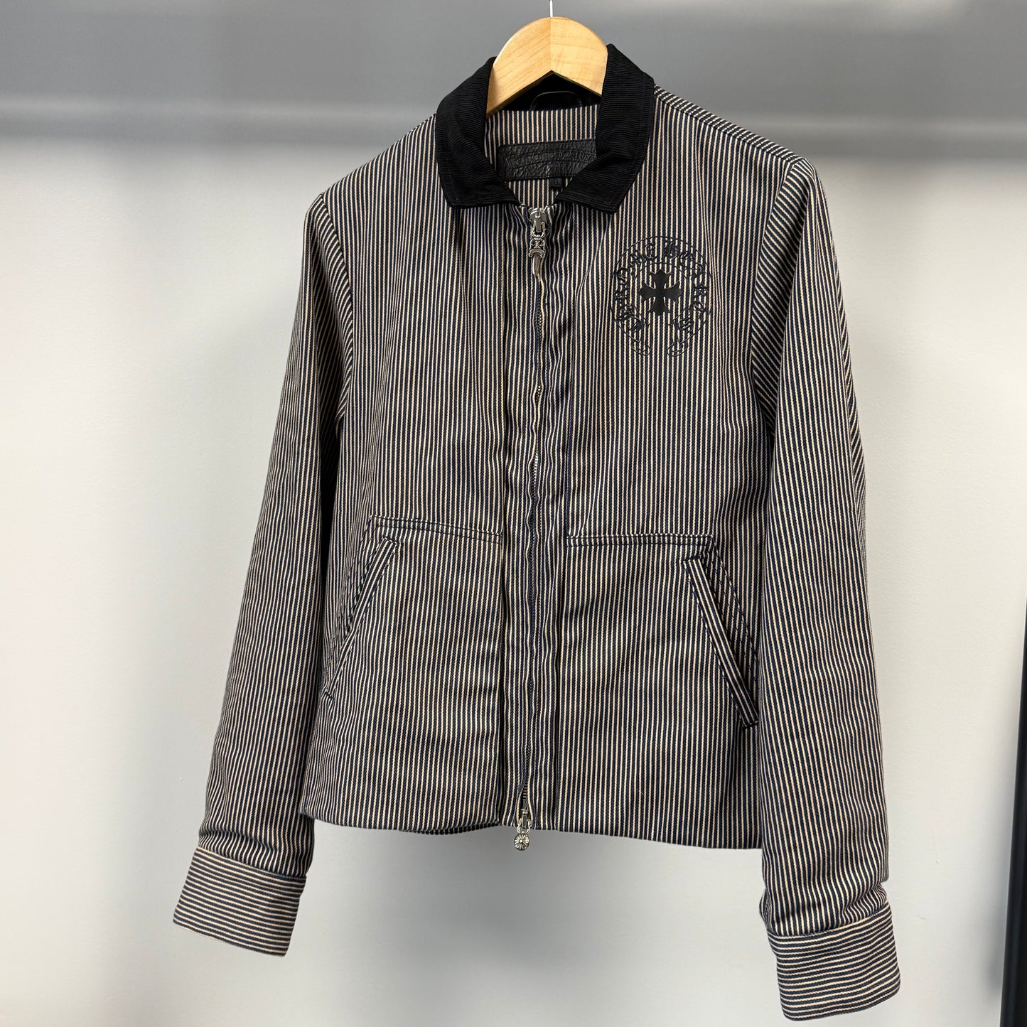 Chrome Hearts Striped Work Jacket - Size Small