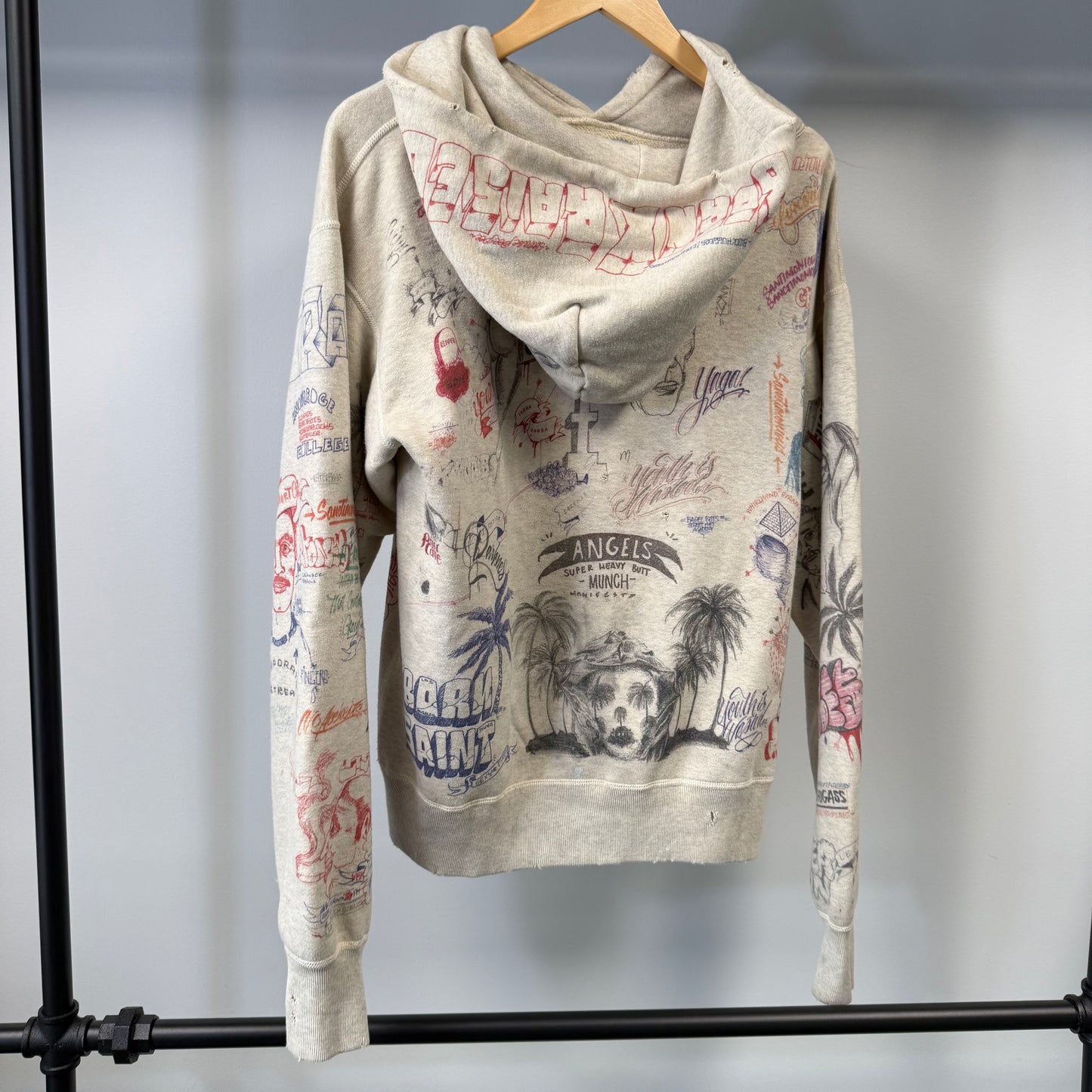 Saint Michael x Born & Raised Hoodie - M