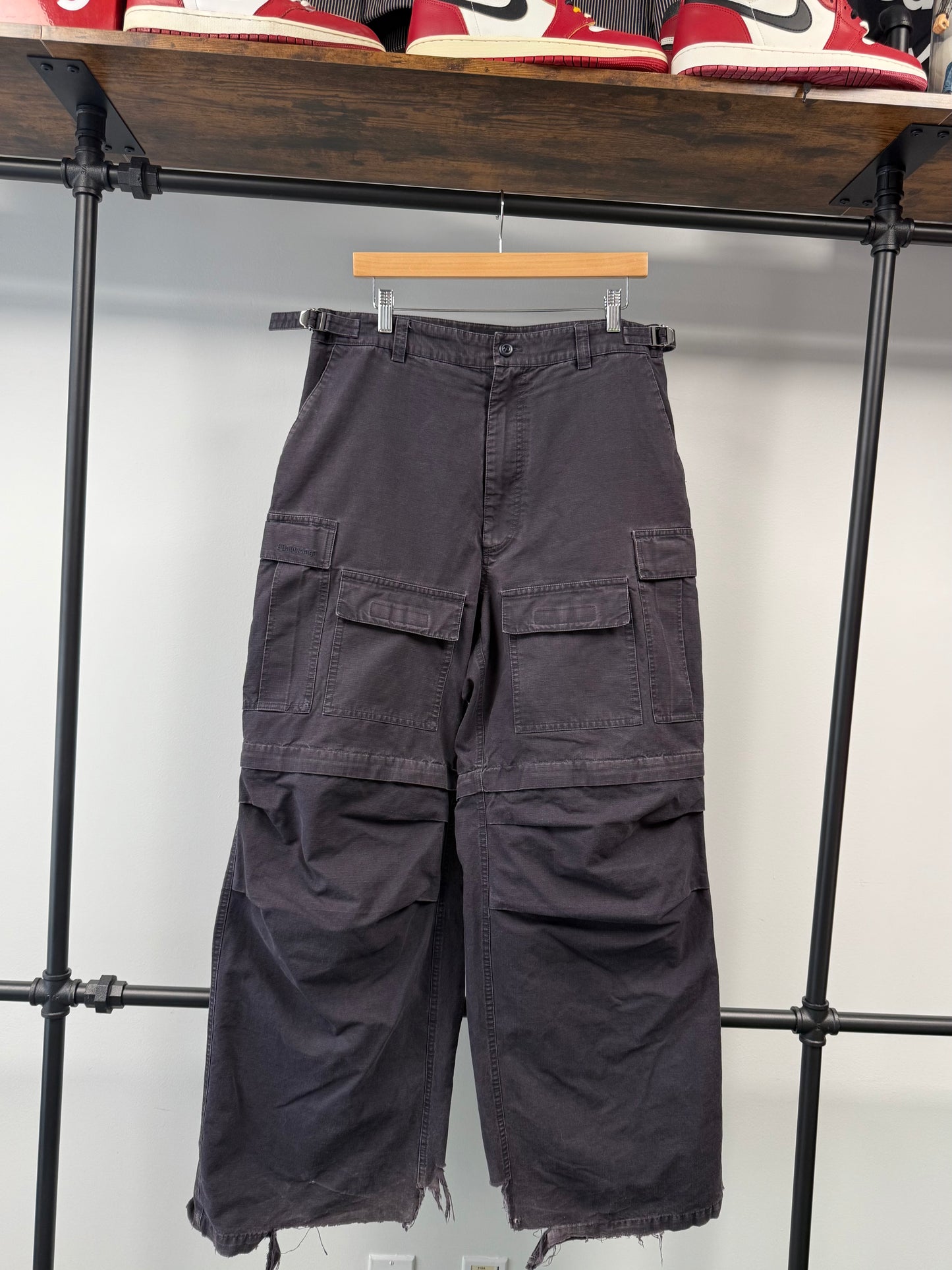 Balenciaga Cargo Pants with Detachable Shorts - Size 50