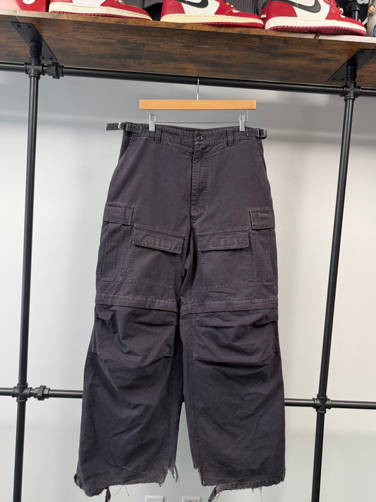 Balenciaga Cargo Pants with Detachable Shorts - Size 50