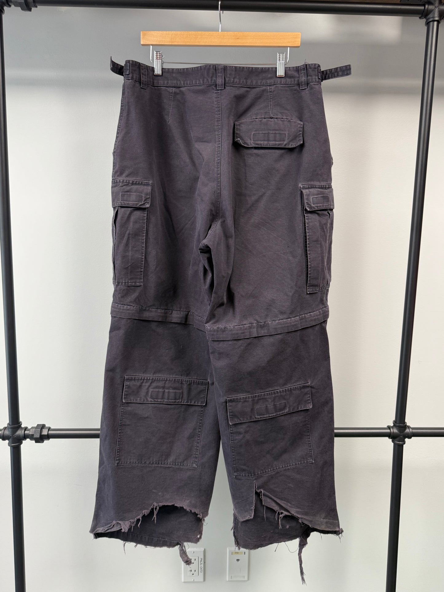 Balenciaga Cargo Pants with Detachable Shorts - Size 50