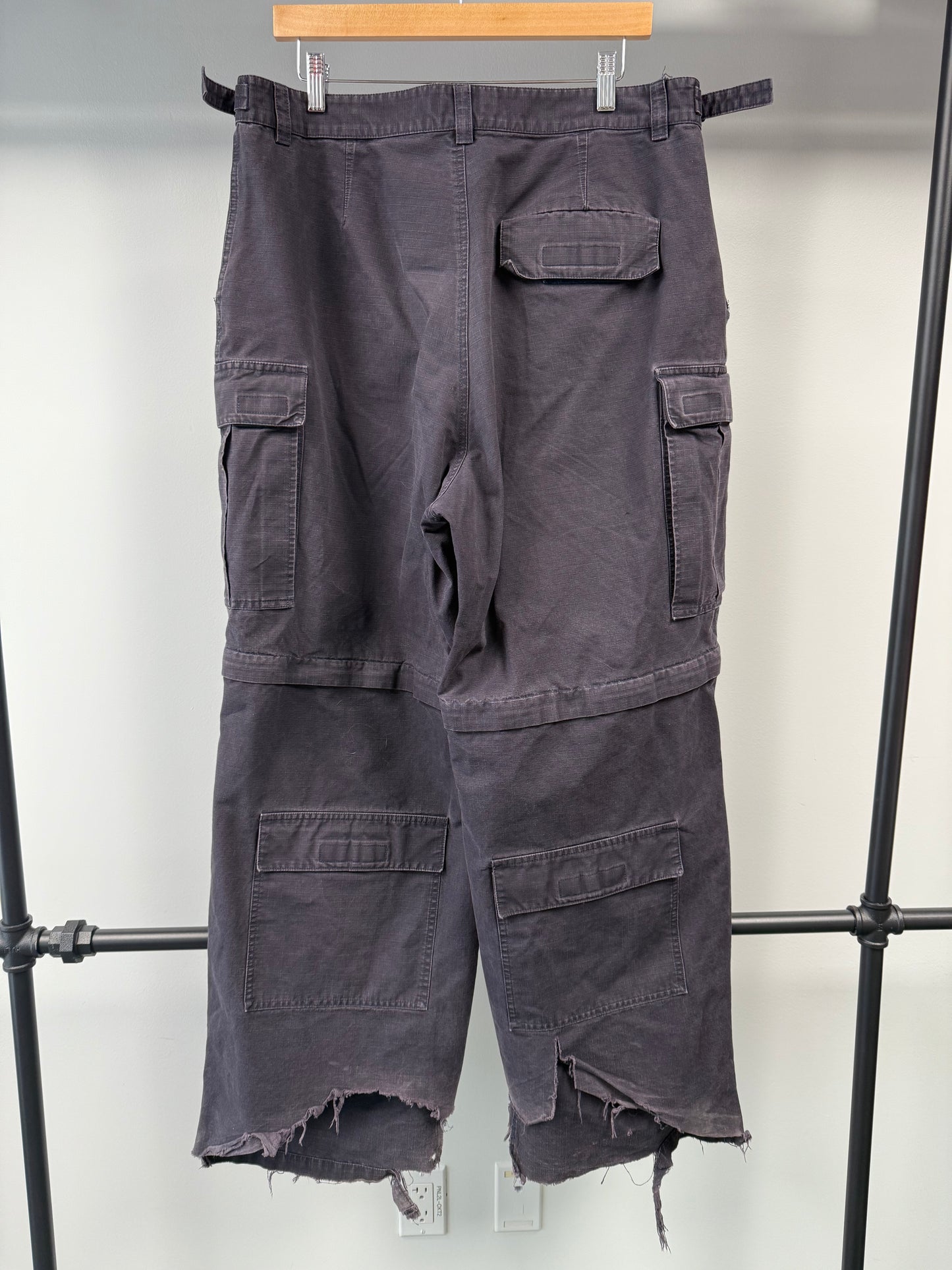 Balenciaga Cargo Pants with Detachable Shorts - Size 50