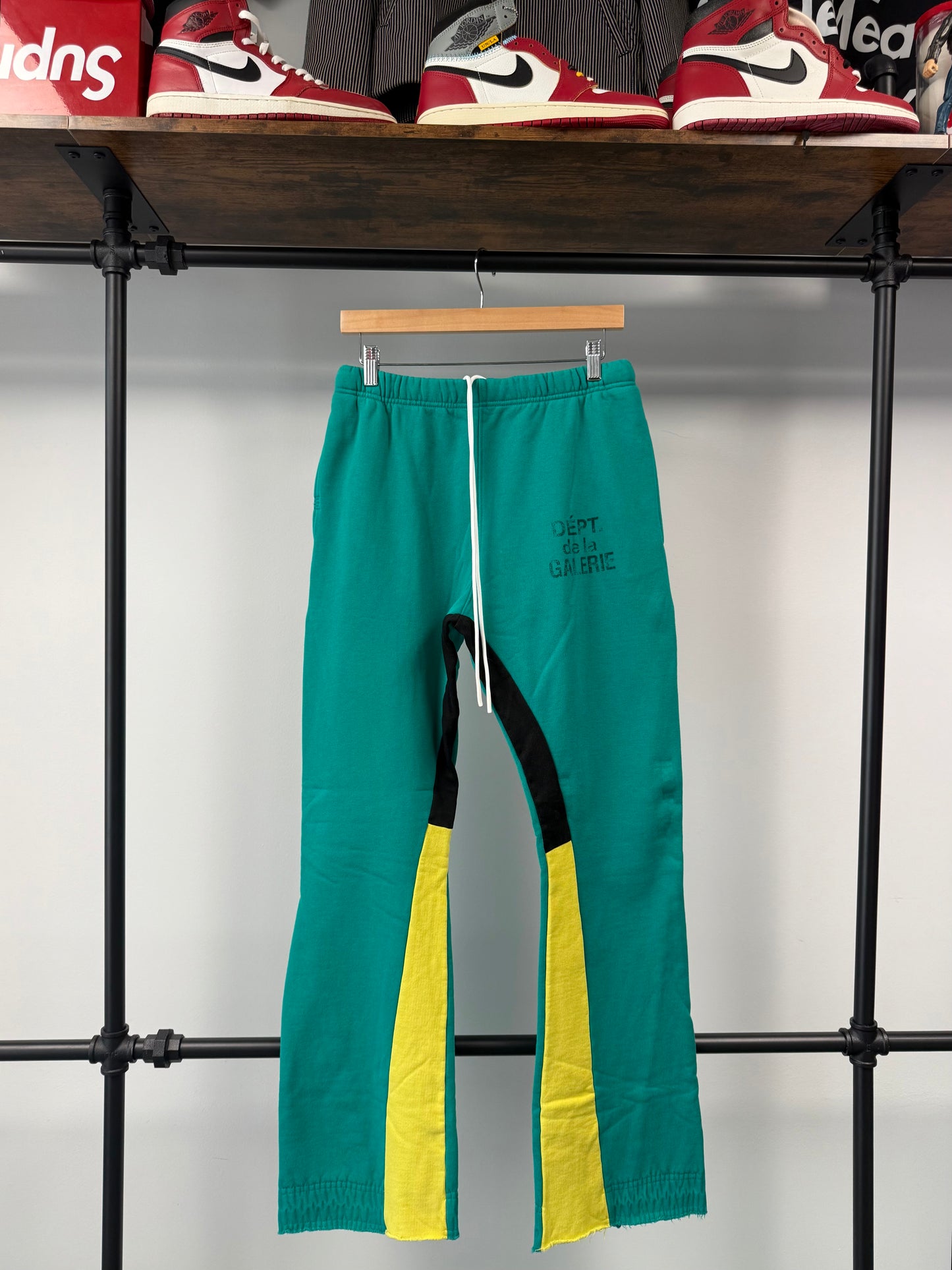 Gallery Dept. "Green" Flared Sweatpants