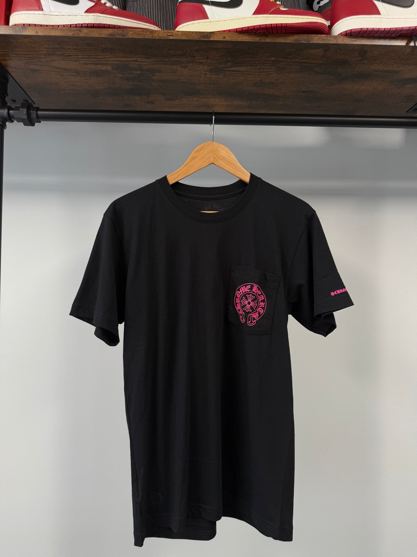 Chrome Hearts Pink Horse shoe tee - M & XL