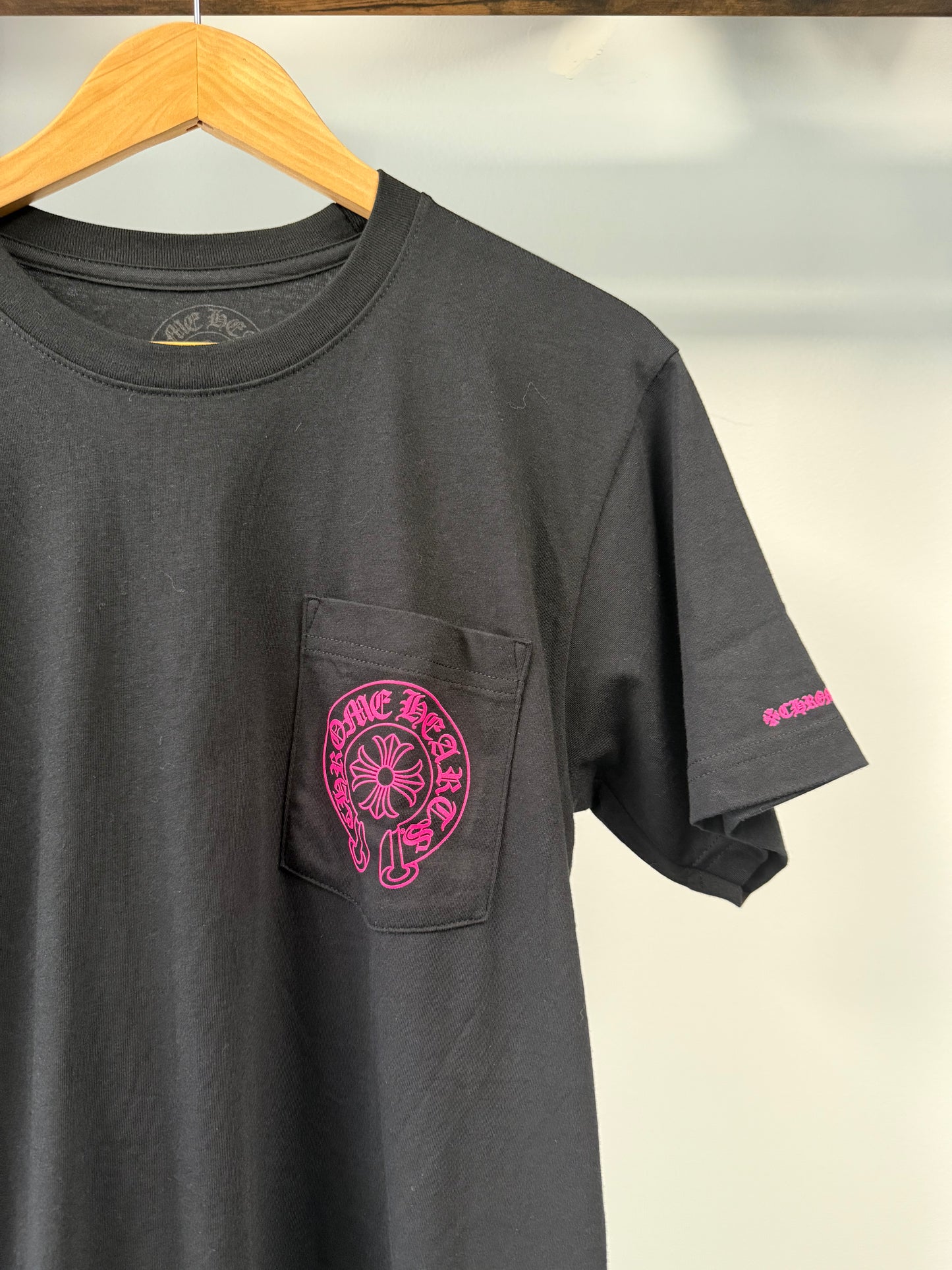 Chrome Hearts Pink Horse shoe tee - M & XL