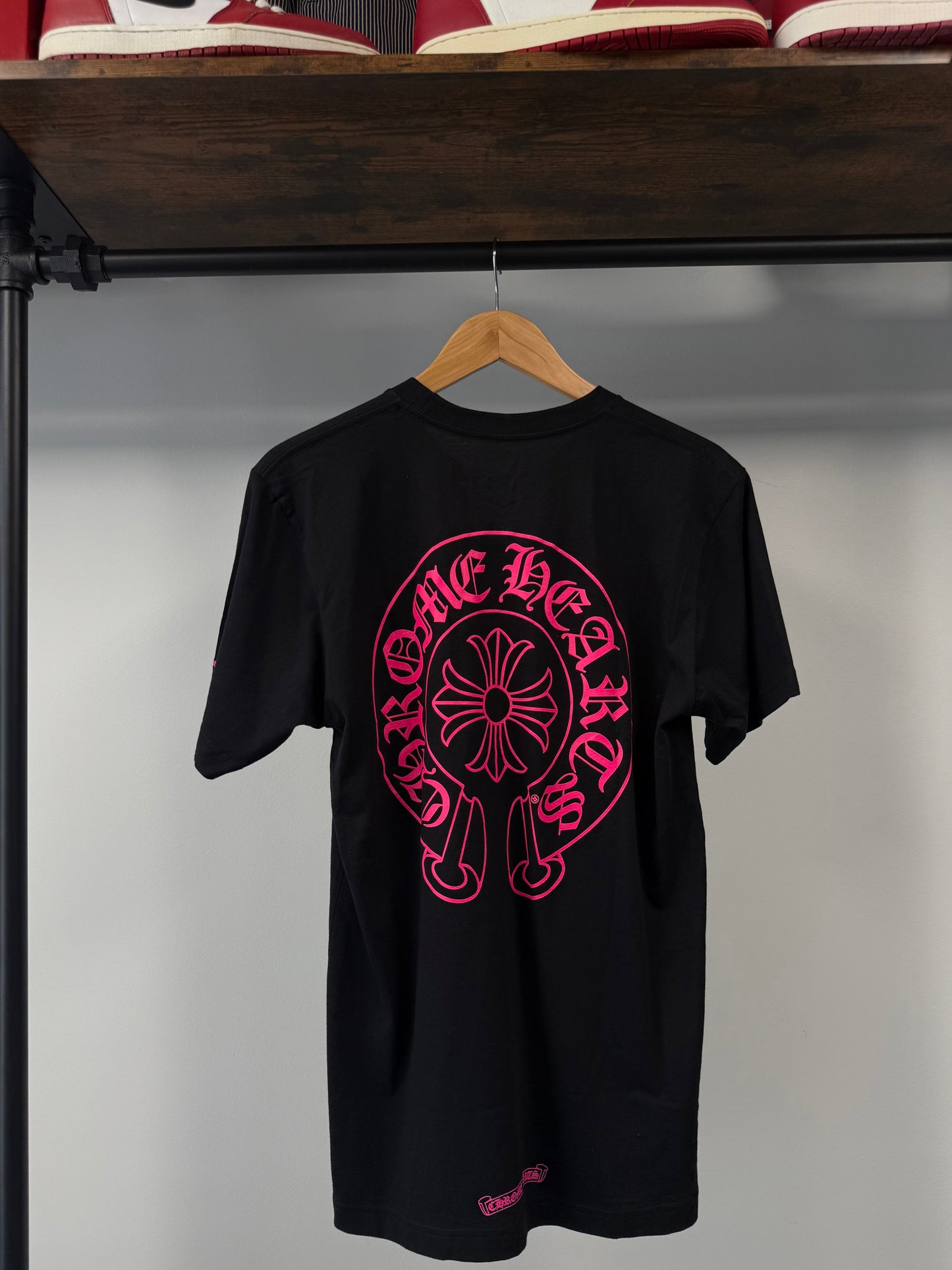 Chrome Hearts Pink Horse shoe tee - M & XL