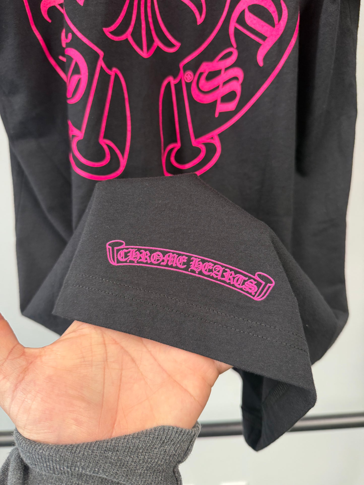 Chrome Hearts Pink Horse shoe tee - M & XL
