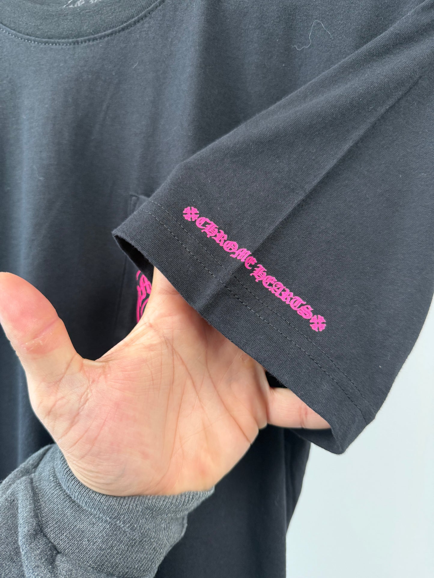 Chrome Hearts Pink Horse shoe tee - M & XL